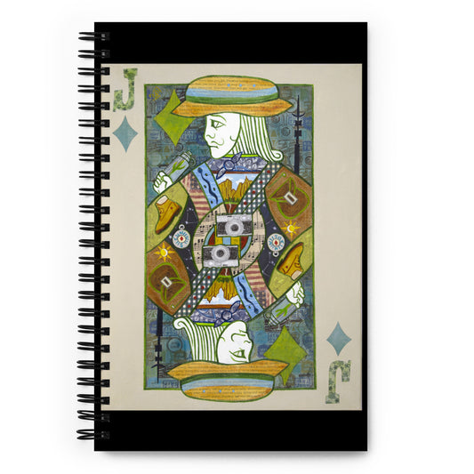 Jack of Diamonds by Suzanne Villella | Spiral notebook