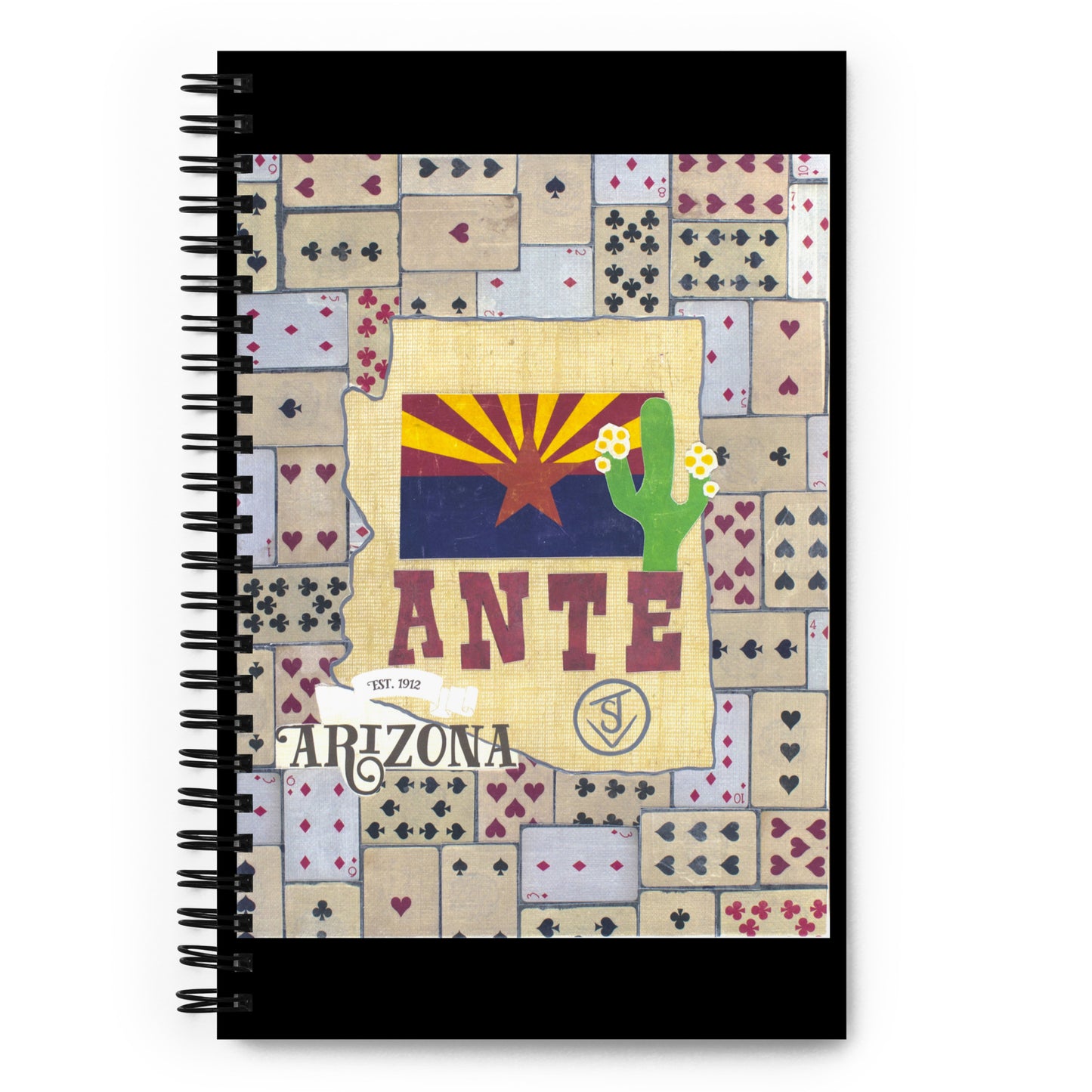 Ante by Suzanne Villella | Spiral notebook