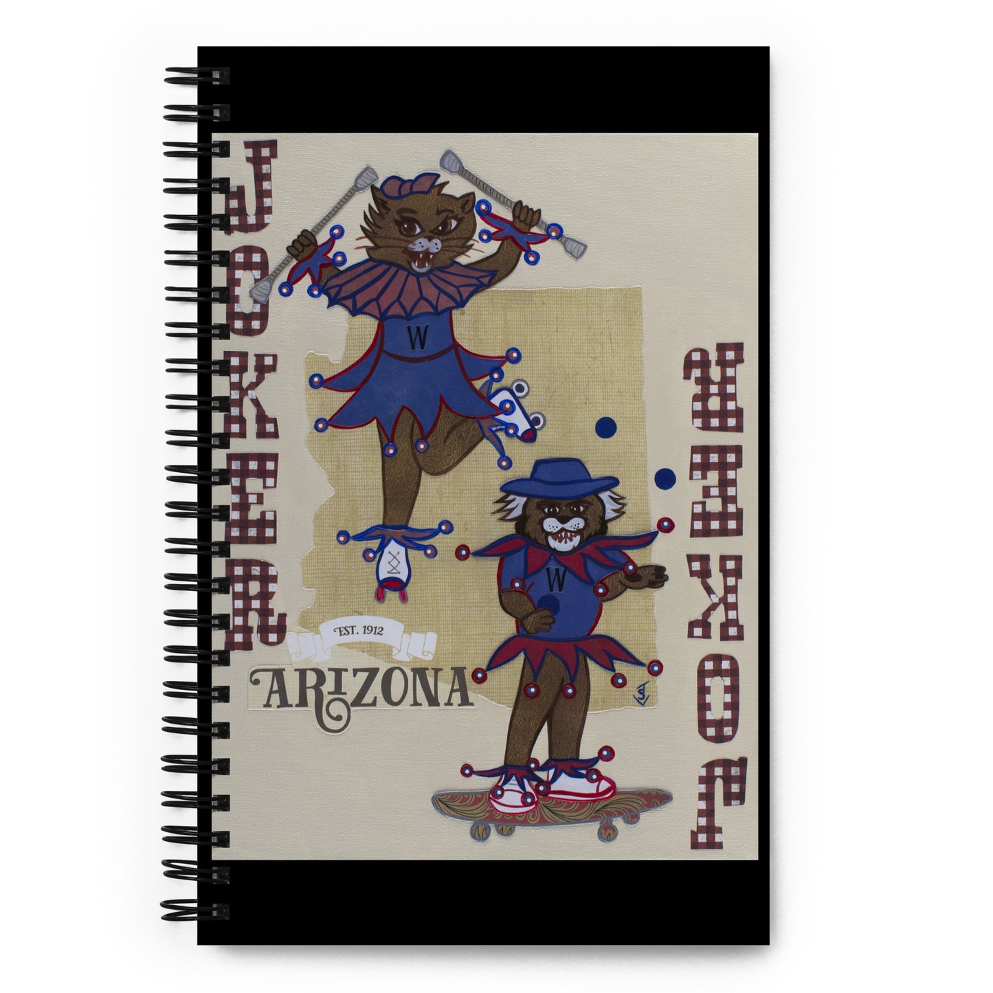 Cats by Suzanne Villella | Spiral notebook