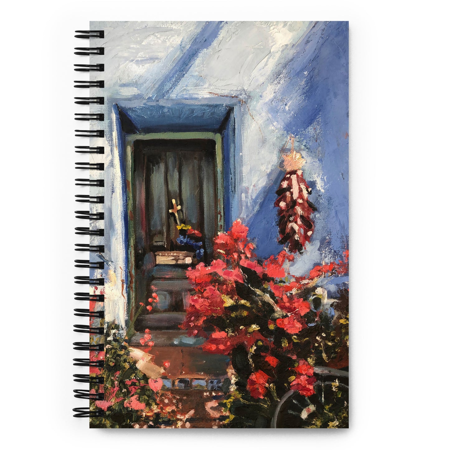 Barrio Door by Rob Waters | Spiral notebook