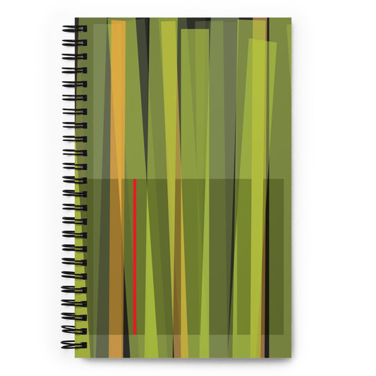 Piano Grass by Damon Leverett | Spiral notebook