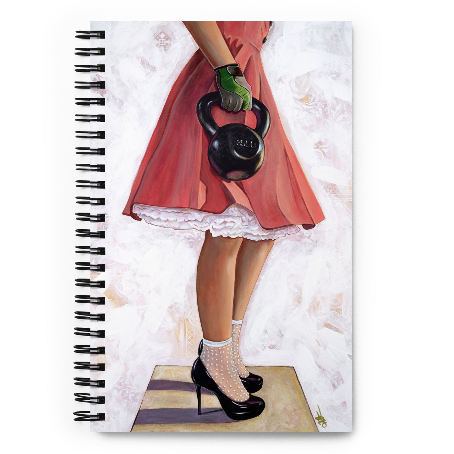 Pumped Up by Kathleen Arthur | Spiral notebook