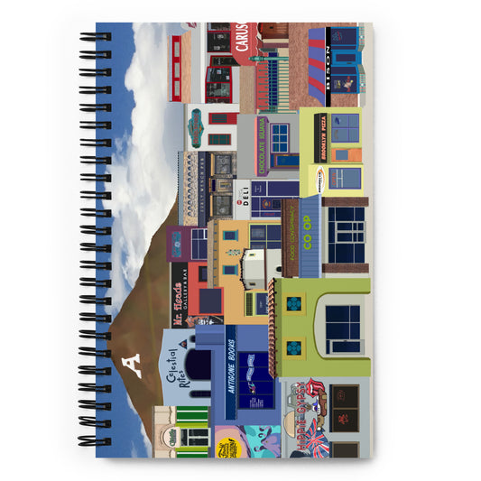 Historic 4th Ave by Mike Berren | Spiral notebook