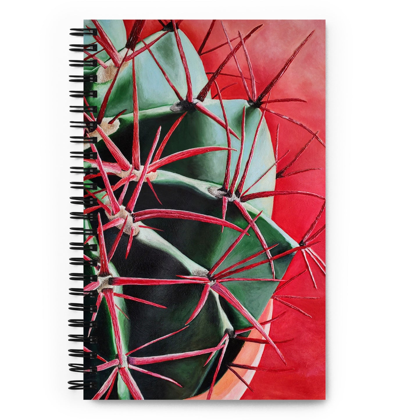 Red Barrell by Lara Somers | Spiral notebook