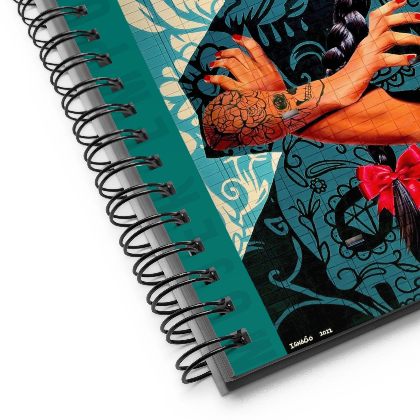 Empowered Woman Mural by Ignacio Garcia | Spiral notebook