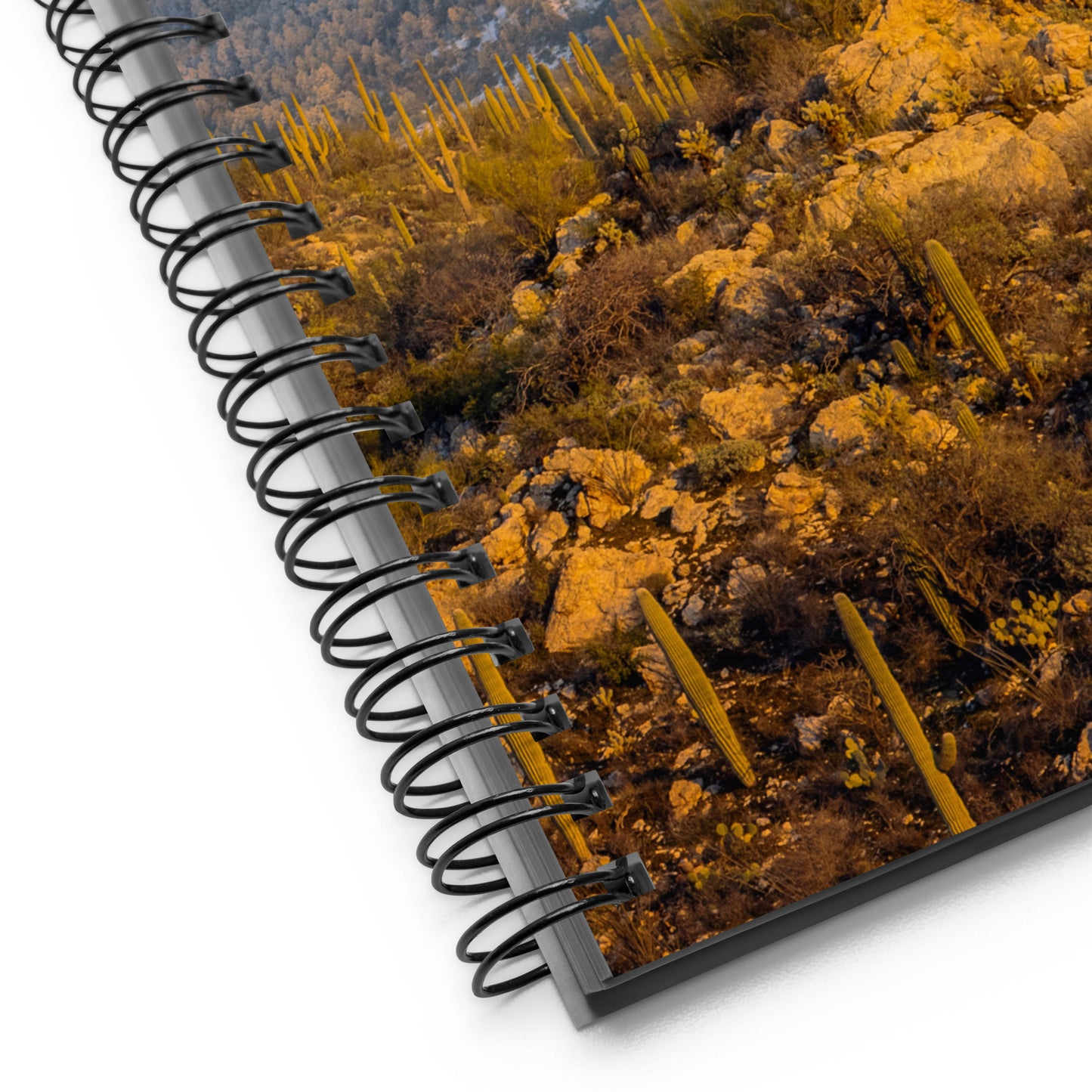 Rincon Mountain Snow by Sean Parker Photography | Spiral notebook