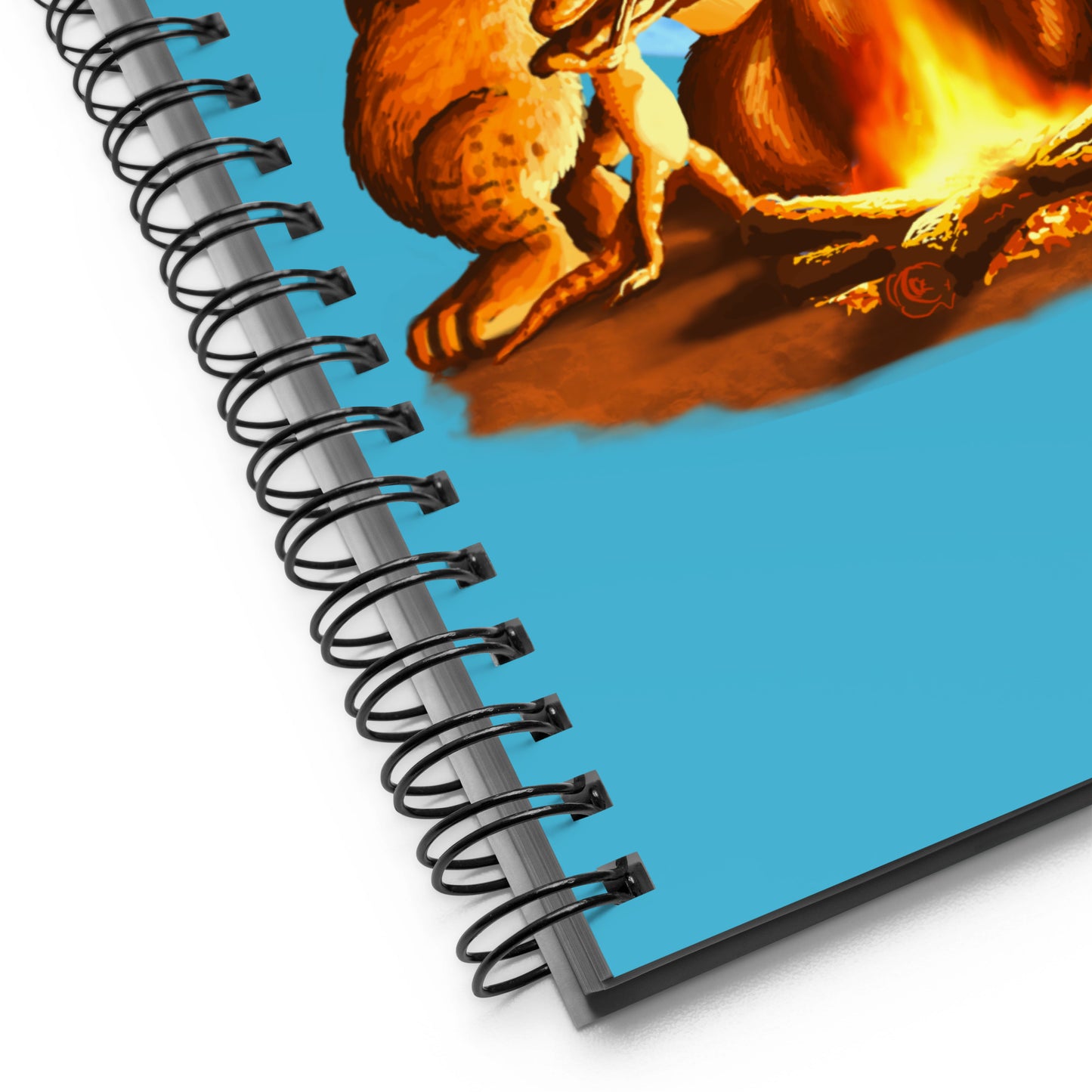 Campfire Mural by Joe Pagac | Spiral notebook