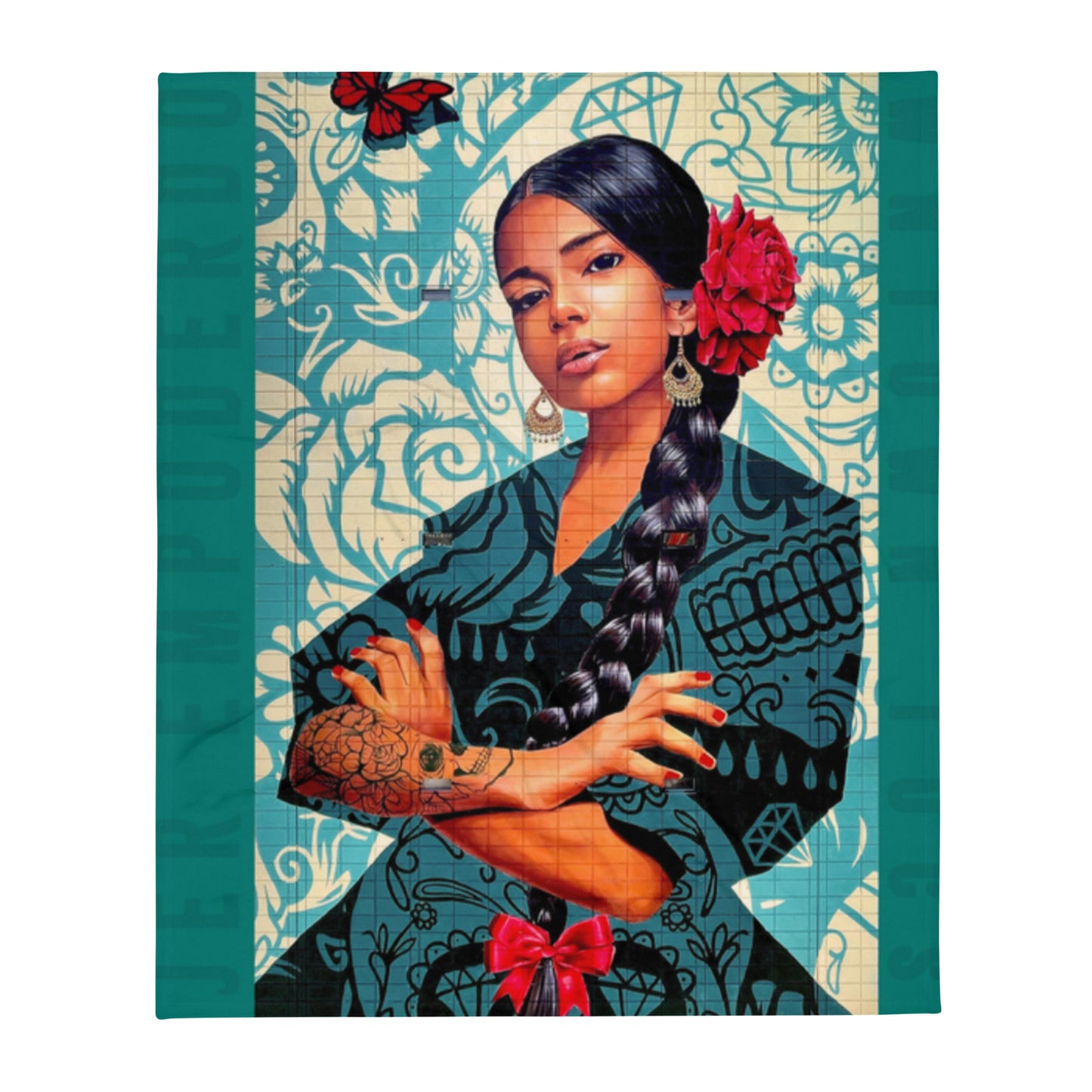 Empowered Woman by Ignacio Garcia | Throw Blanket