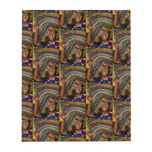 The Namidian Bazzar by Andrea Rodriguez | Throw Blanket