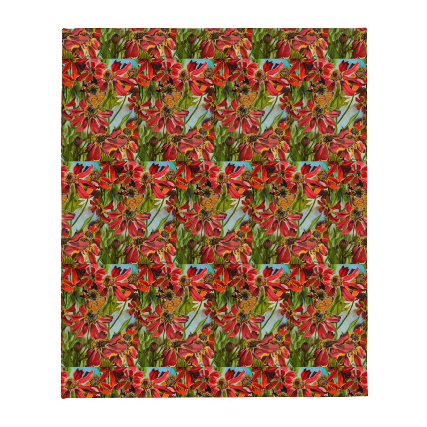 The Morning Garden by Andrea Rodriguez | Throw Blanket