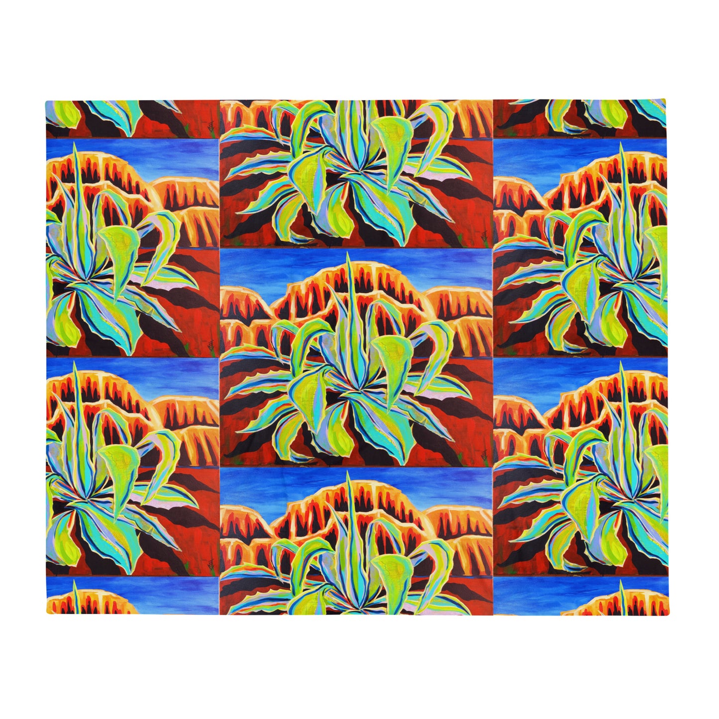 Agave by Suzanne Villella | Throw Blanket