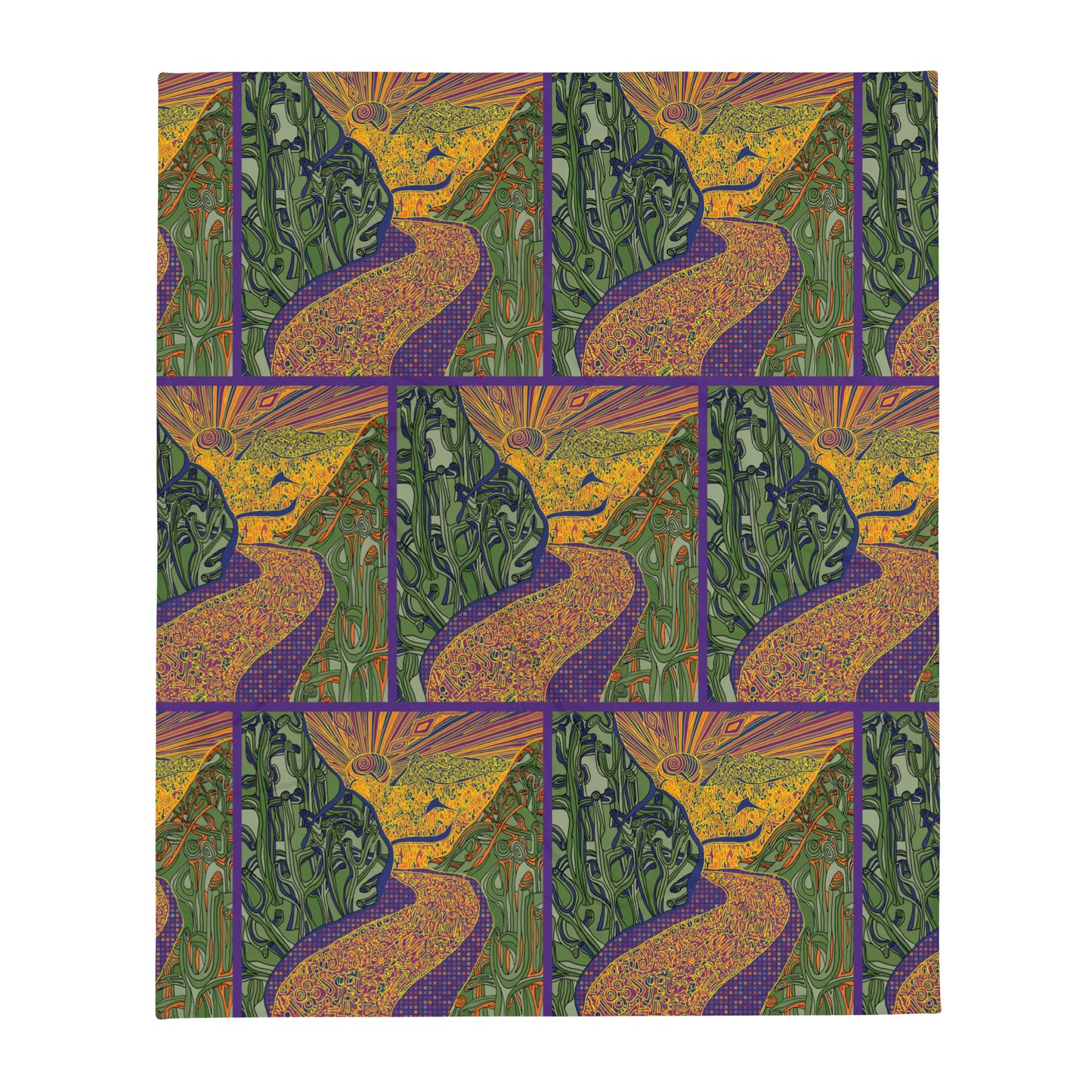 Gates Pass by Lauri Kaye | Throw Blanket