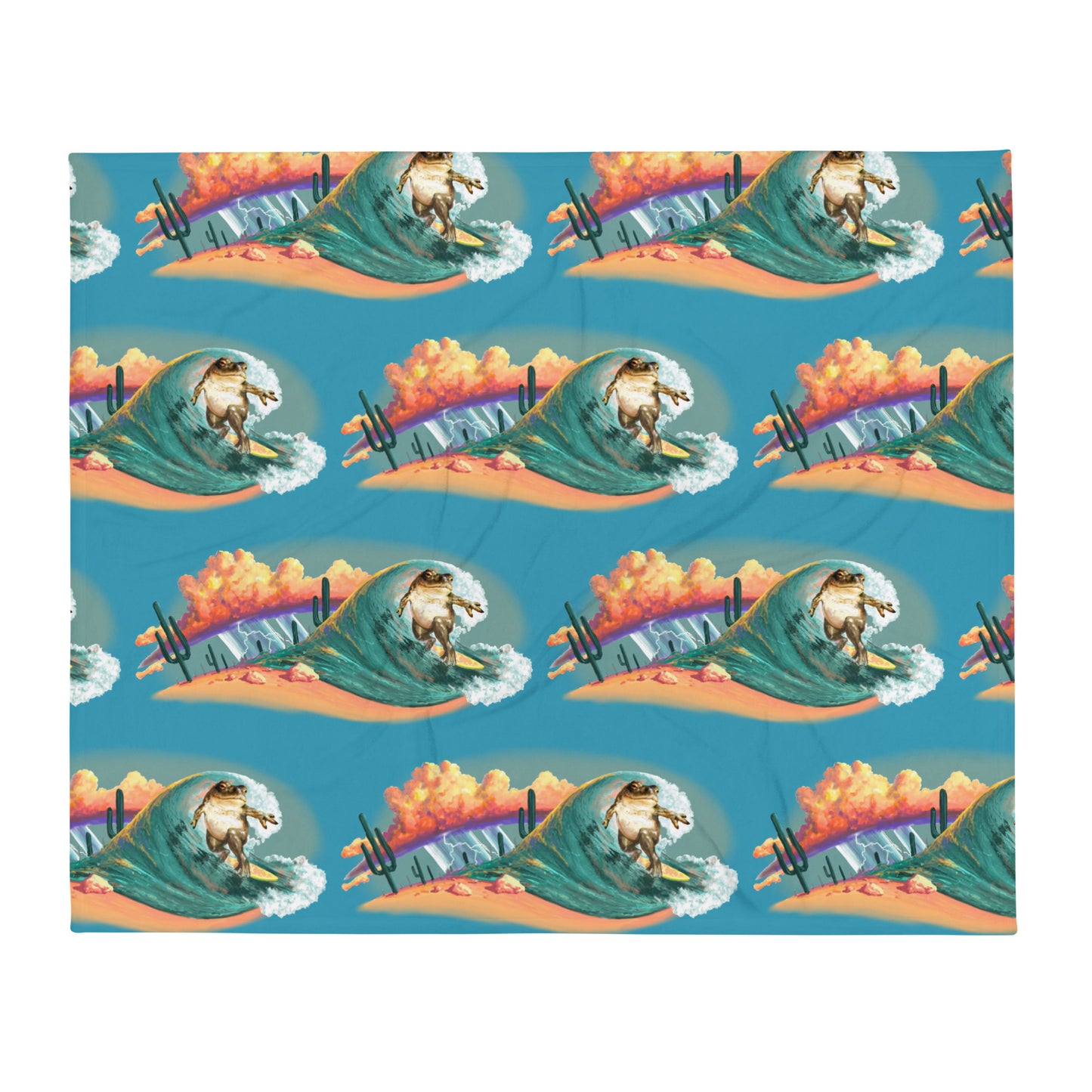 Surfer Dude by Joe Pagac | Throw Blanket