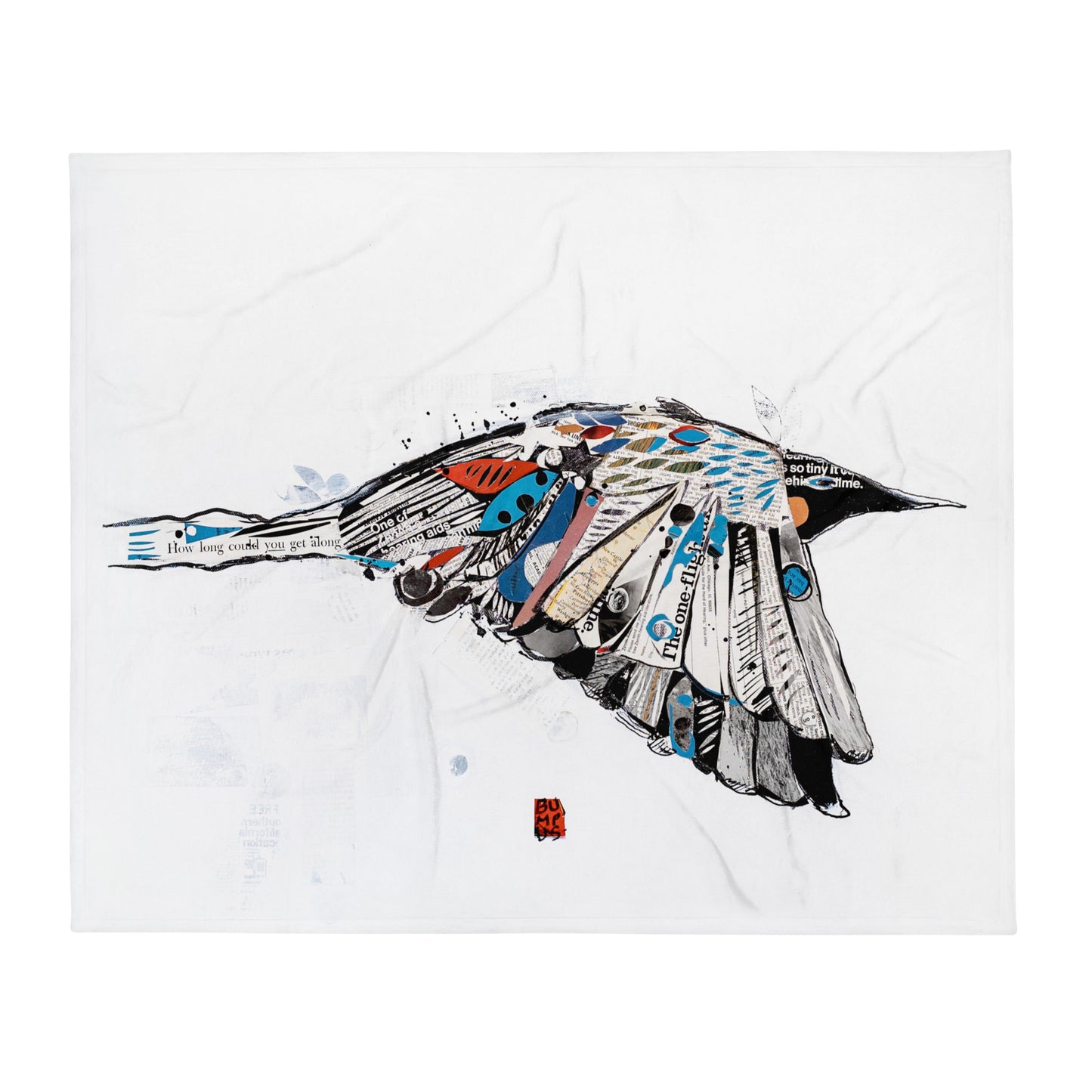 Da Vinci Bird by Amy Bumpus | Throw Blanket