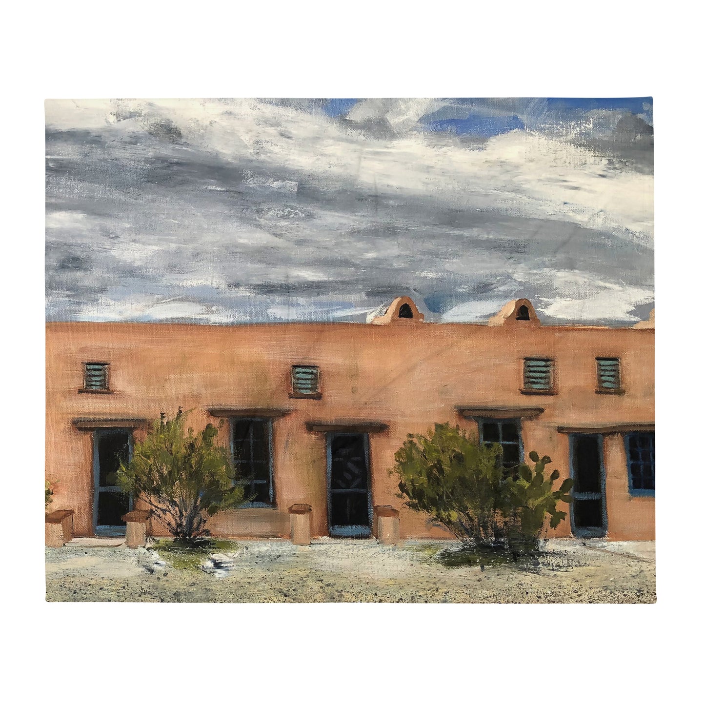 Fort Lowell Commissary, Tucson by Rob Waters | Throw Blanket