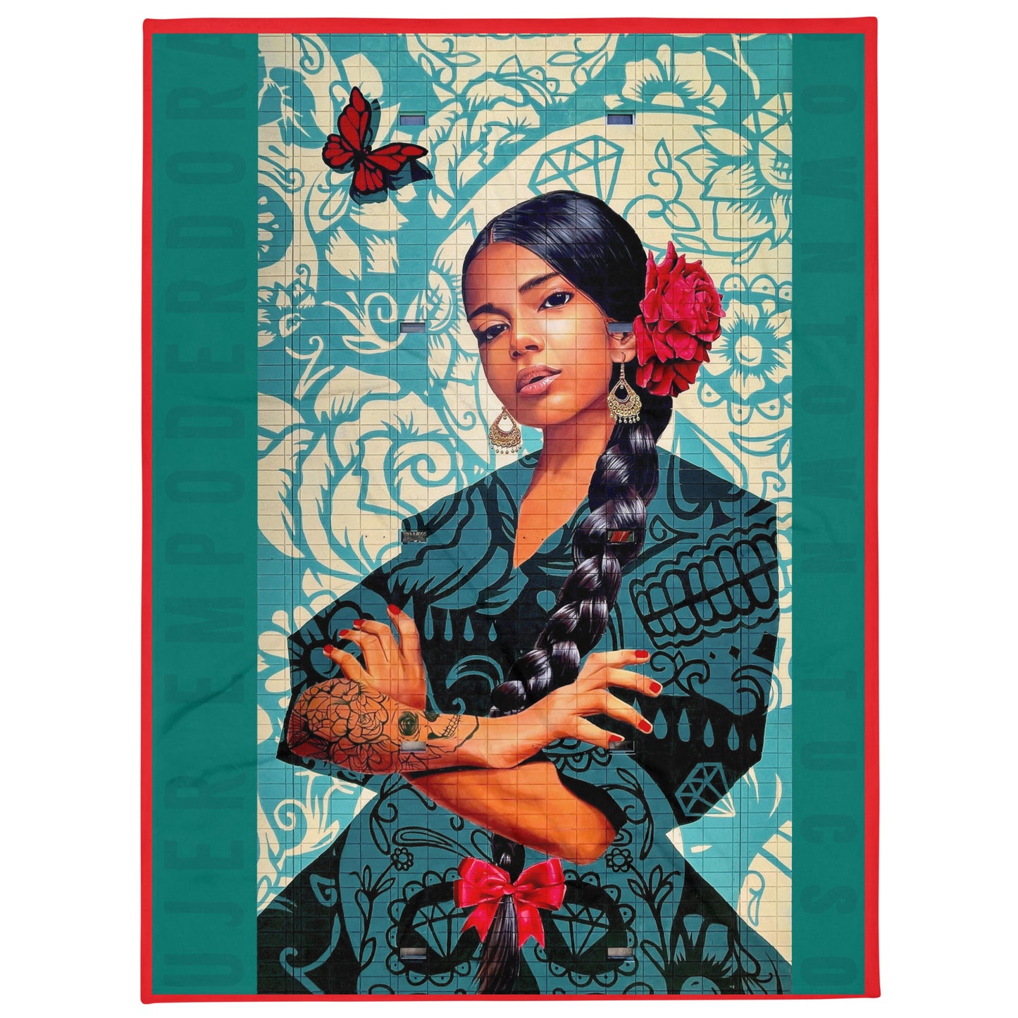 Empowered Woman by Ignacio Garcia | Throw Blanket