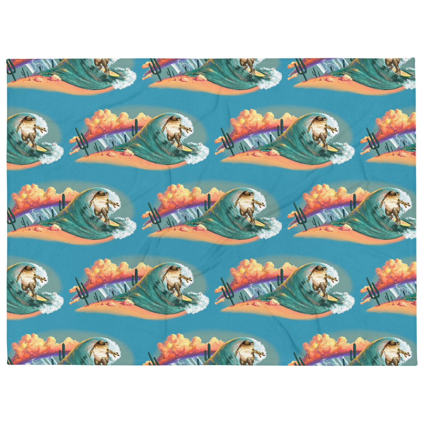 Surfer Dude by Joe Pagac | Throw Blanket