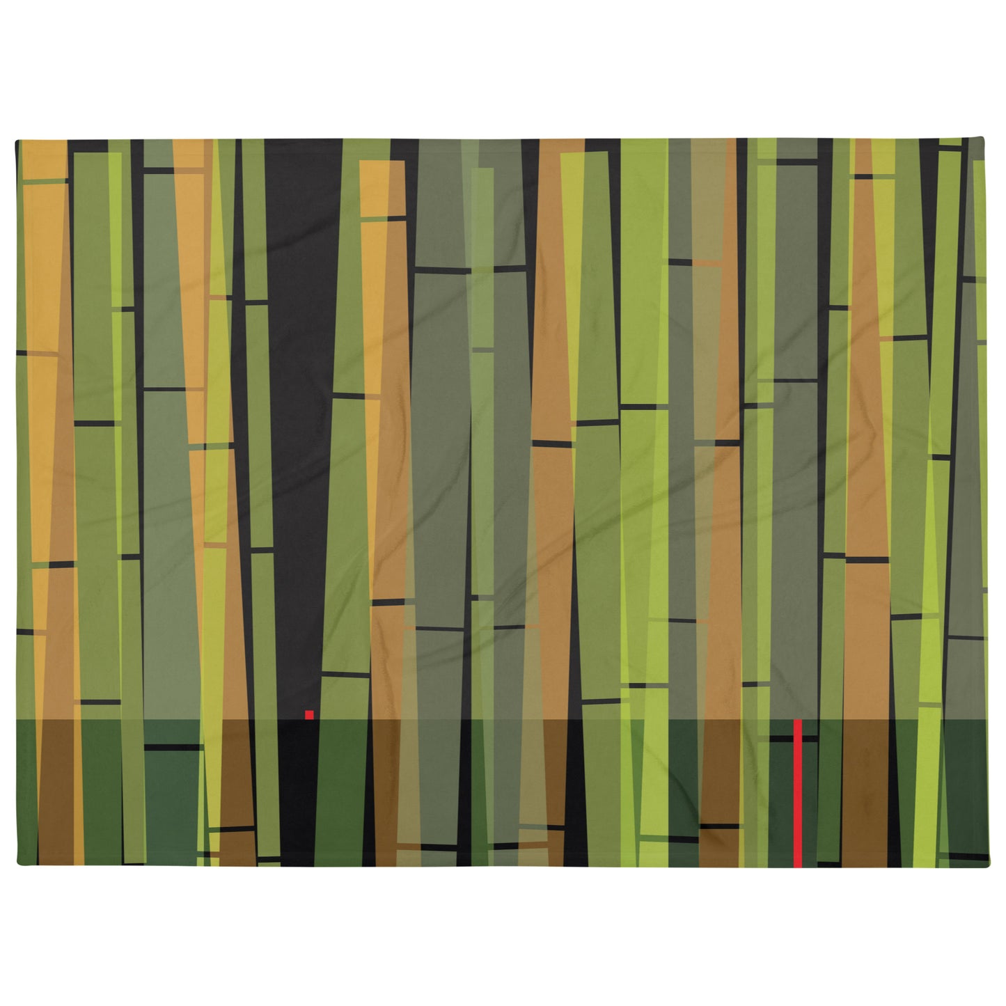 BambooScape by Damon Leverett | Throw Blanket