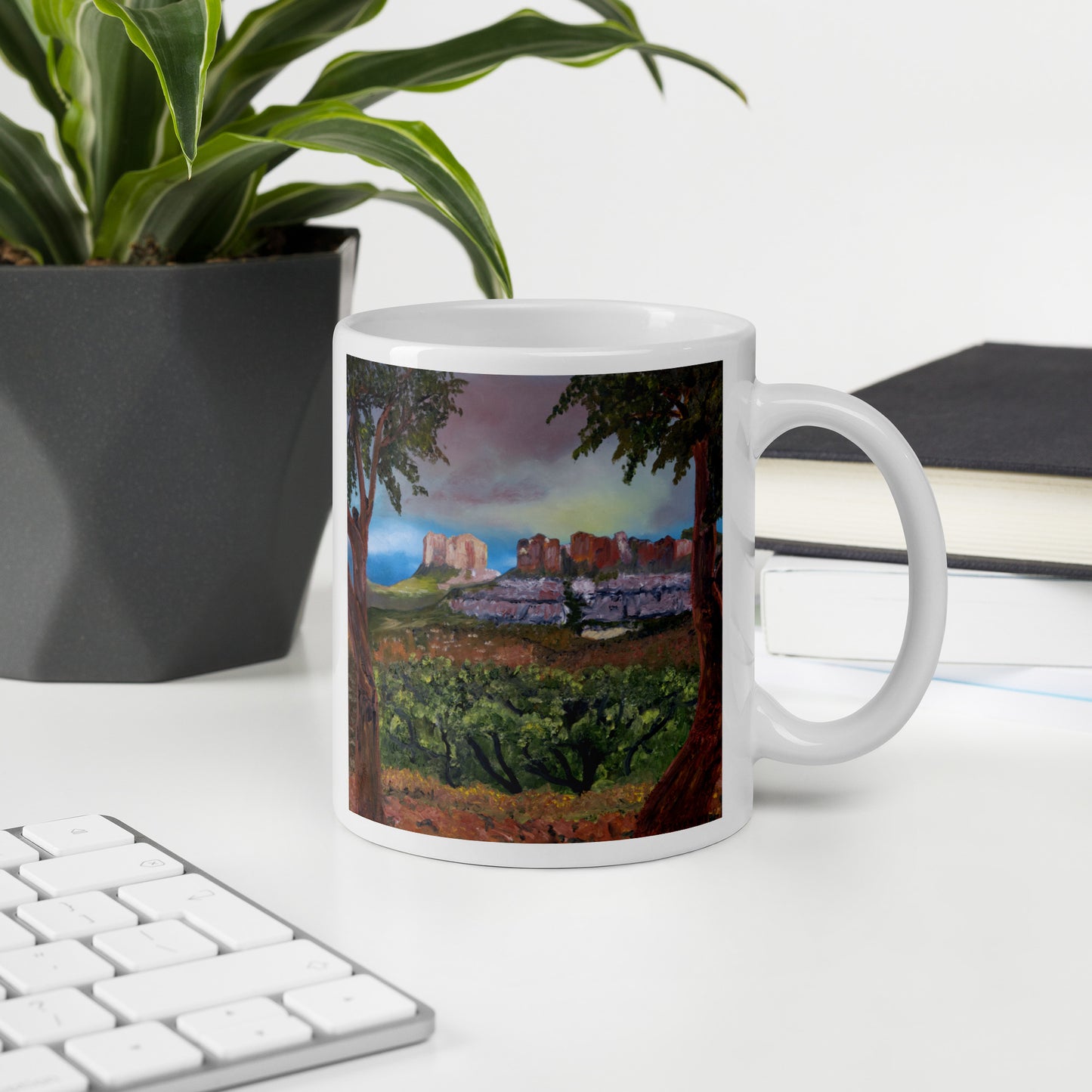 Sedona by Steven Bye | White glossy mug