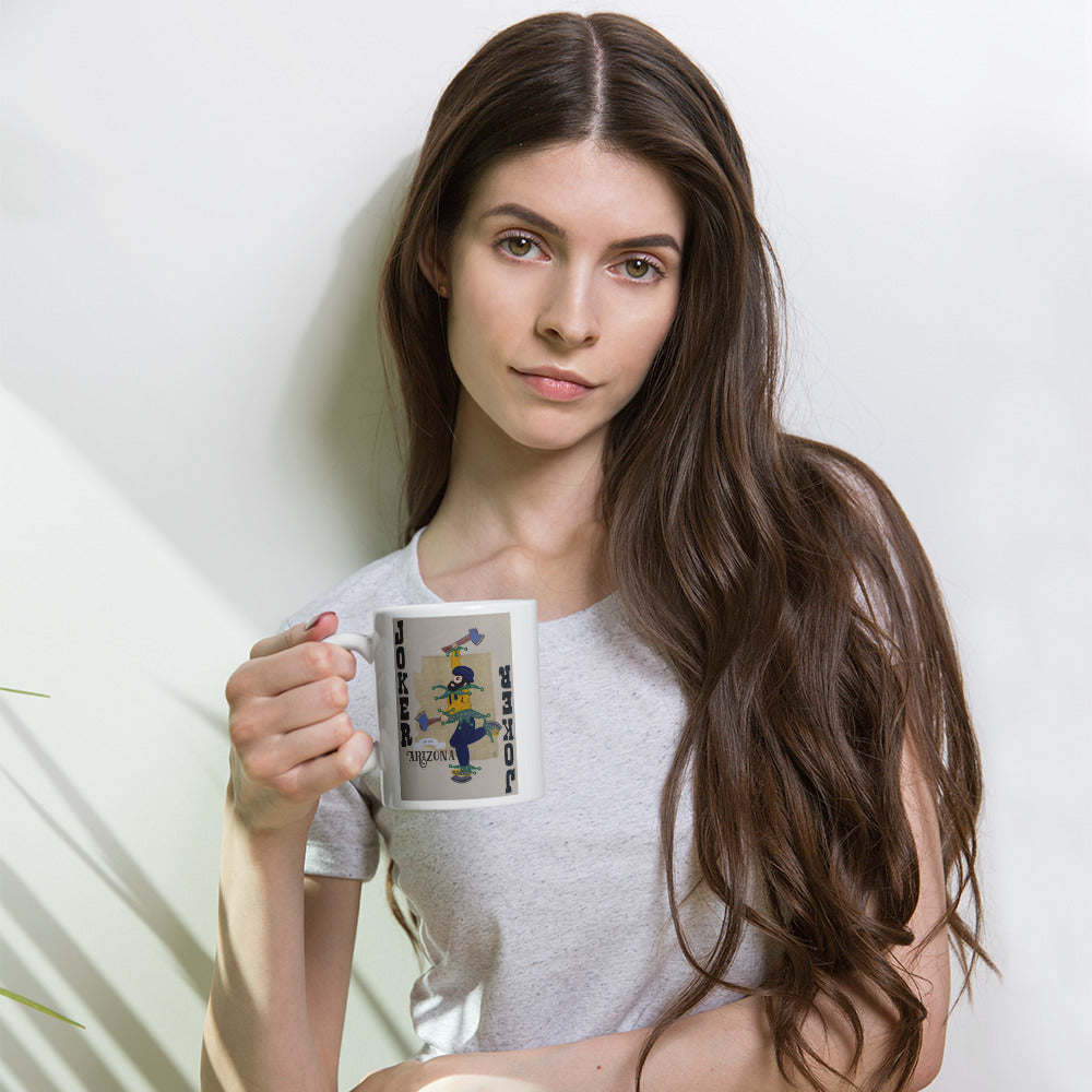 Louie by Suzanne Villella | White glossy mug