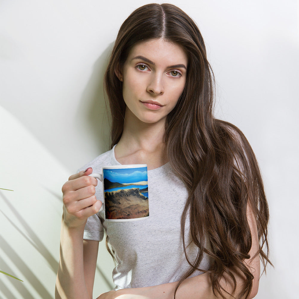 High Country by Steven Bye | White glossy mug