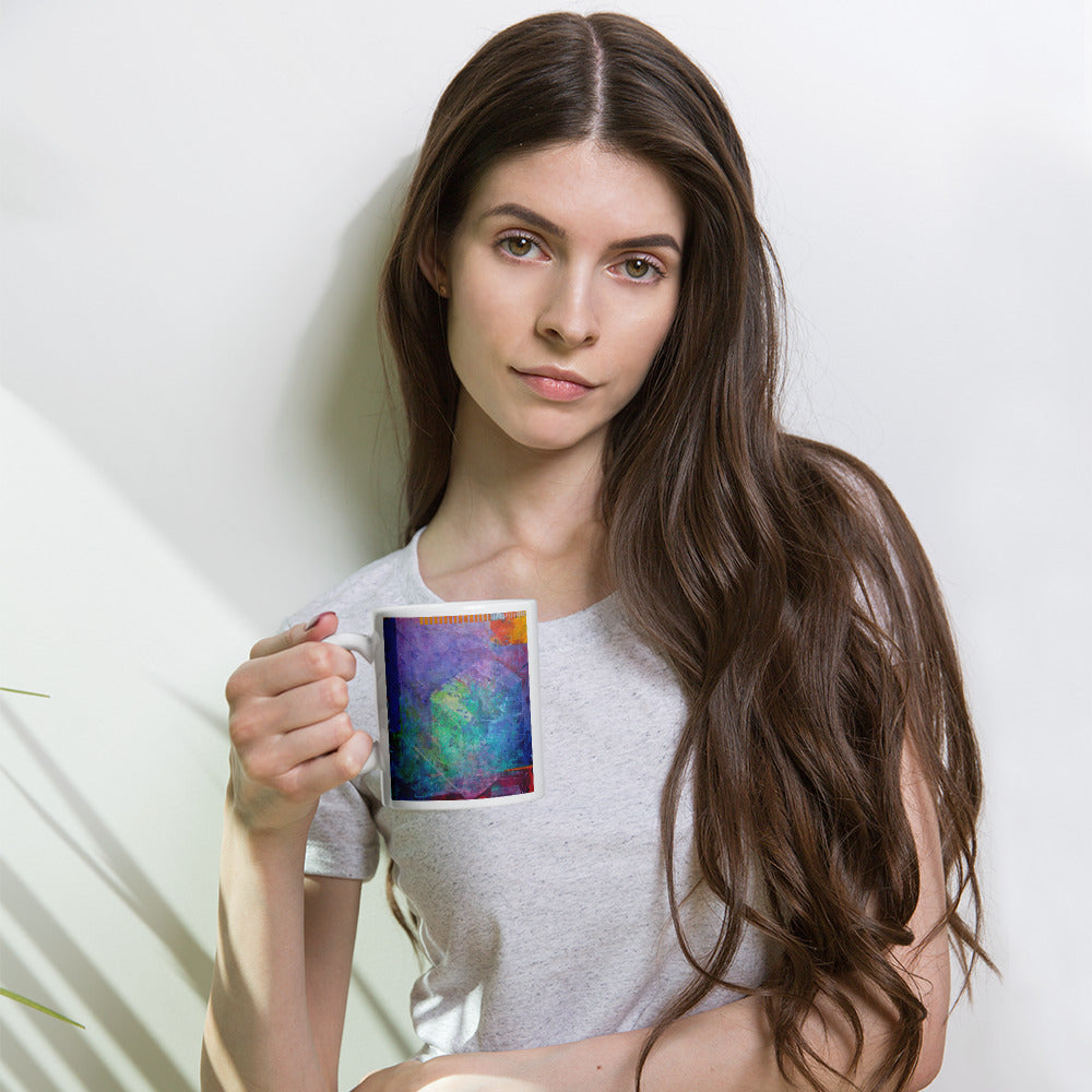 Colors Cubed by Eric Galbreath | White glossy mug