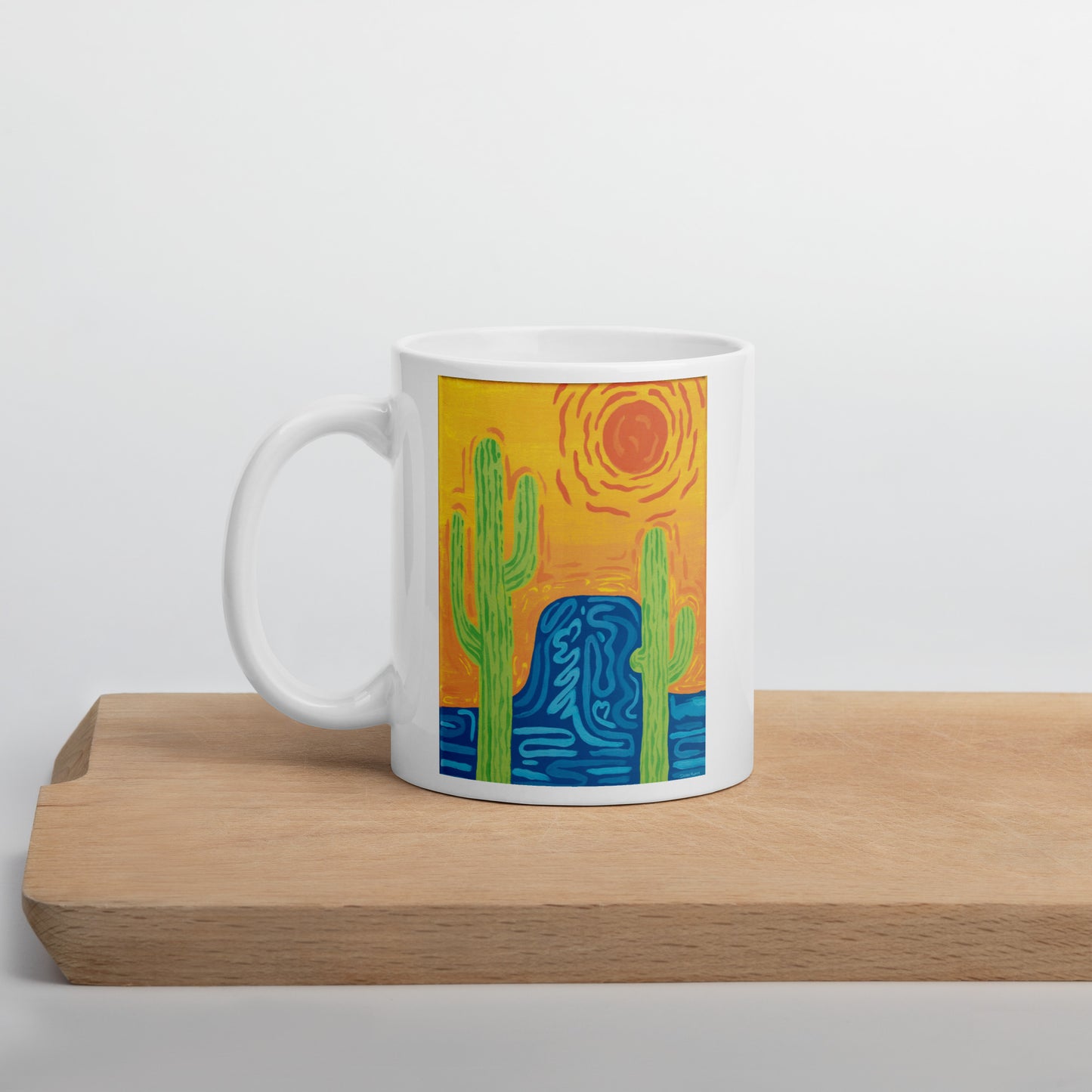 Sedona by Darby Hunter | White glossy mug