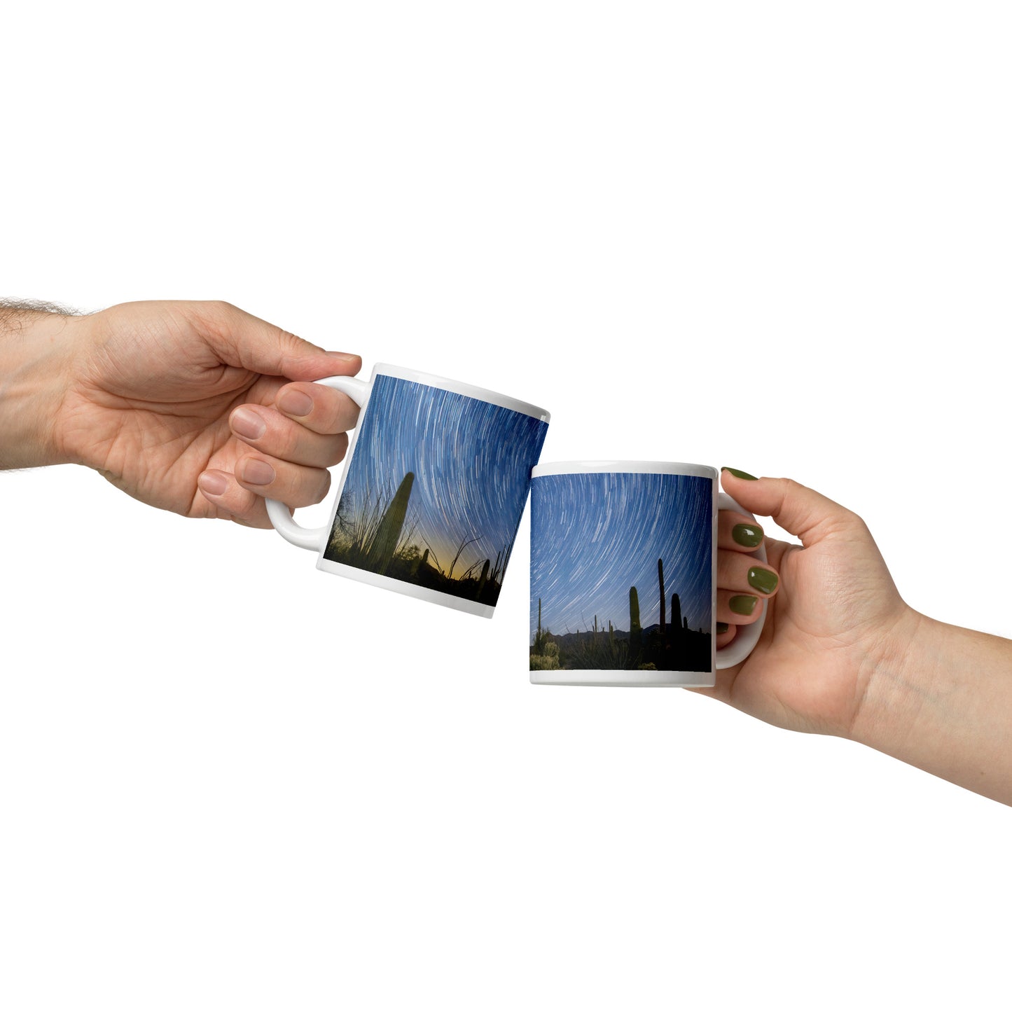 Sonoran Startails by Sean Parker Photography | White glossy mug
