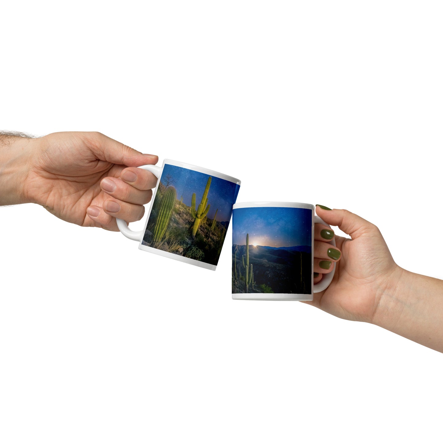 Morning Milkyway by Sean Parker Photography | White glossy mug