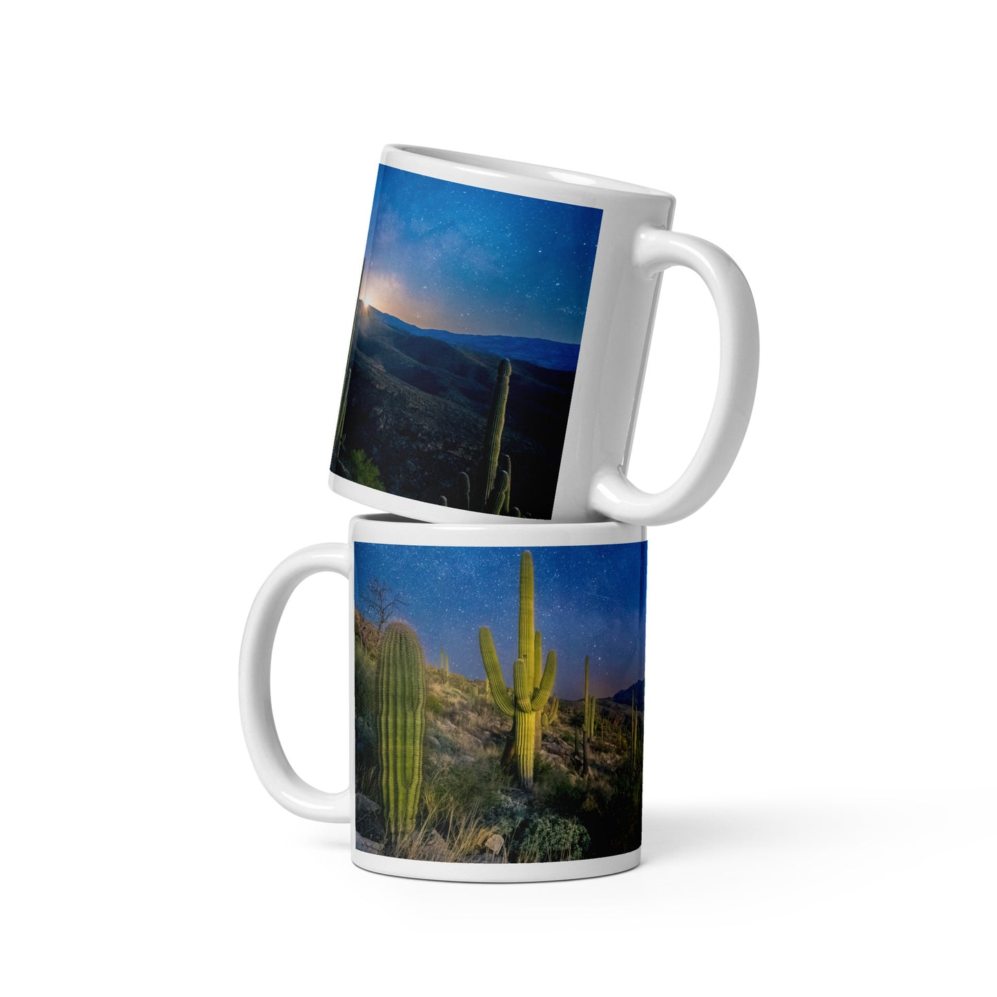 Morning Milkyway by Sean Parker Photography | White glossy mug