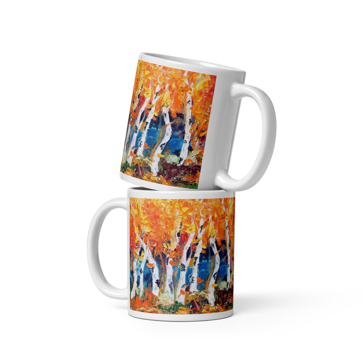 Colorado Fall by Andrea Rodriguez | White glossy mug