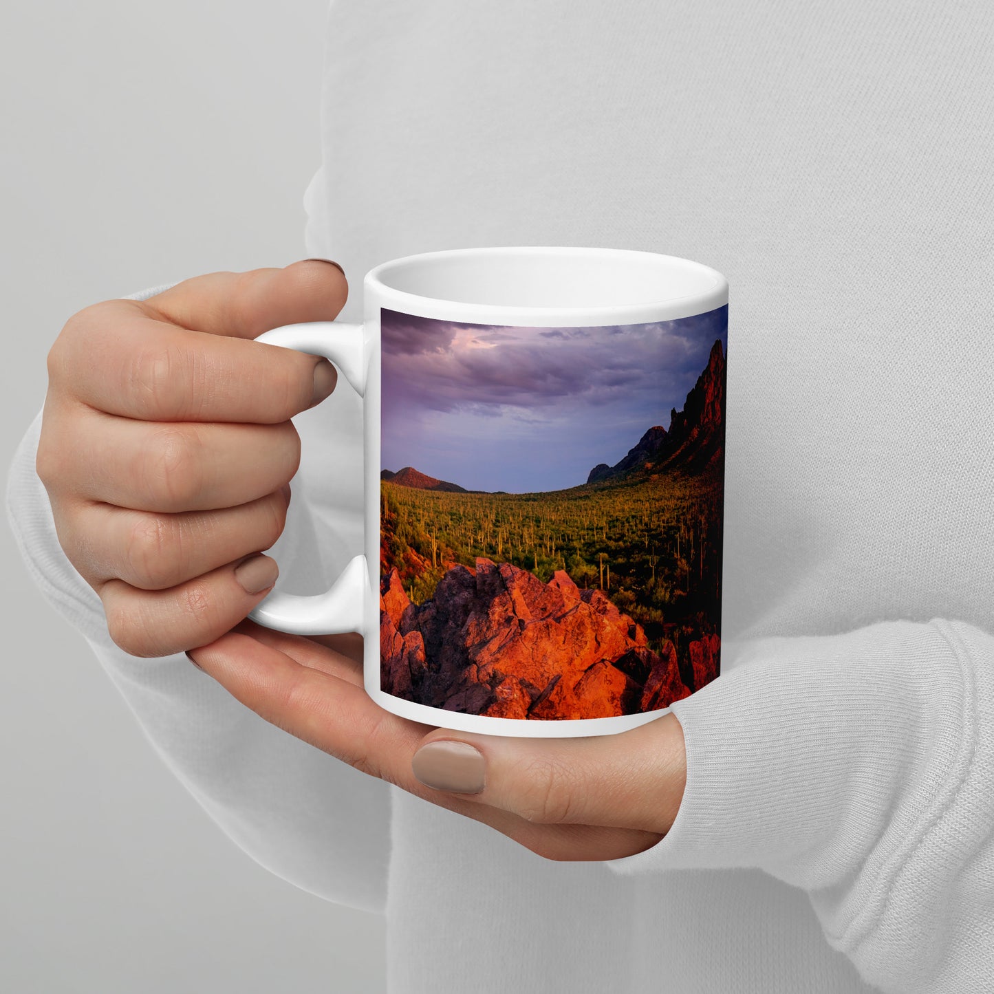 Ironwood National Monument by Sean Parker Photography | White glossy mug