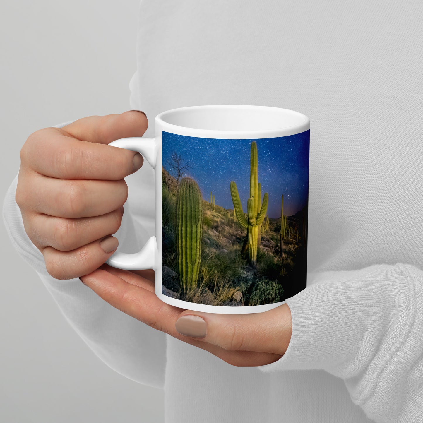 Morning Milkyway by Sean Parker Photography | White glossy mug