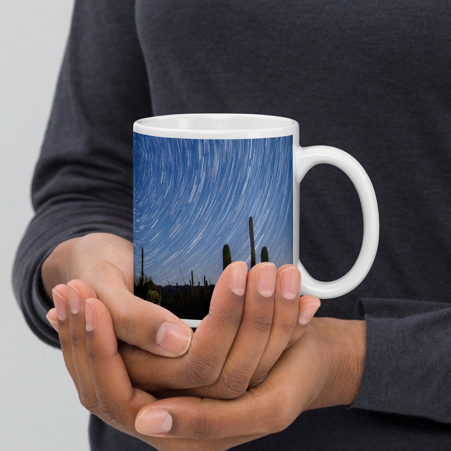 Sonoran Startails by Sean Parker Photography | White glossy mug