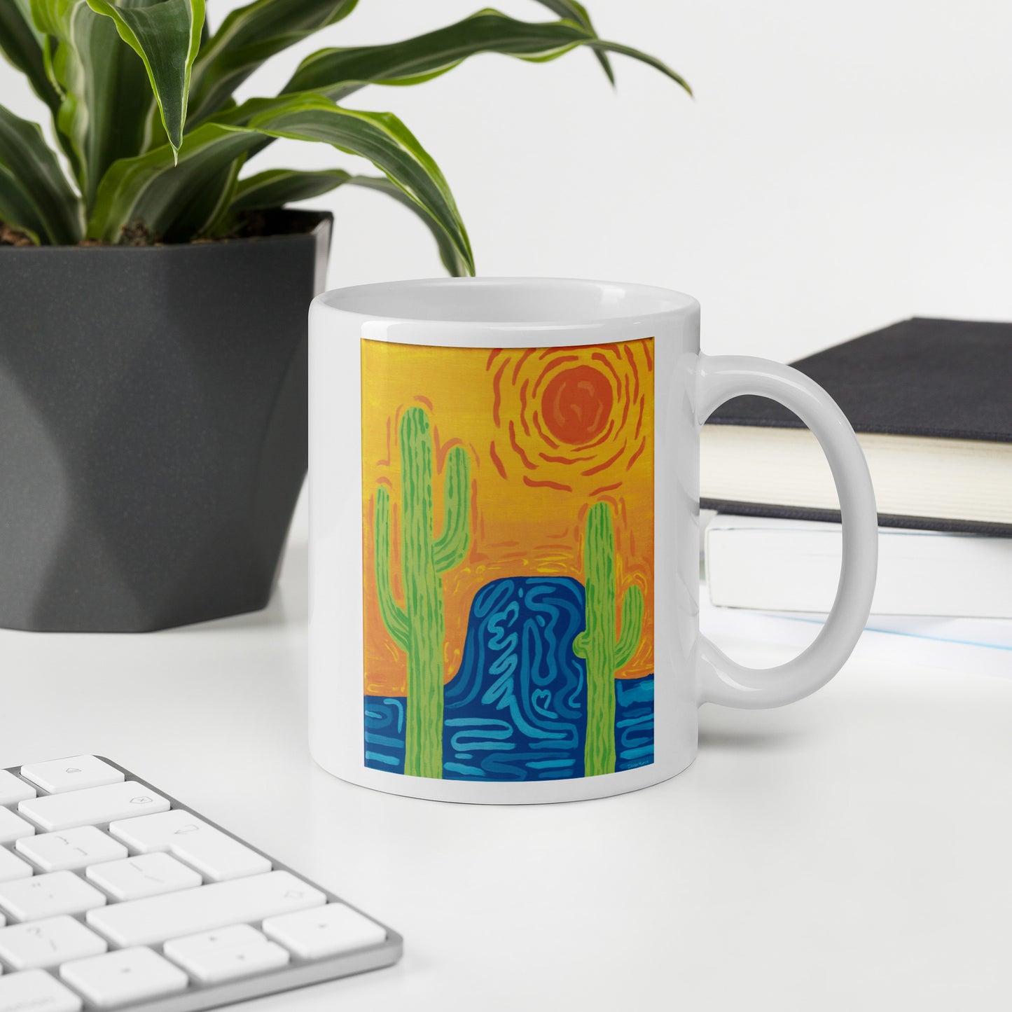 Sedona by Darby Hunter | White glossy mug