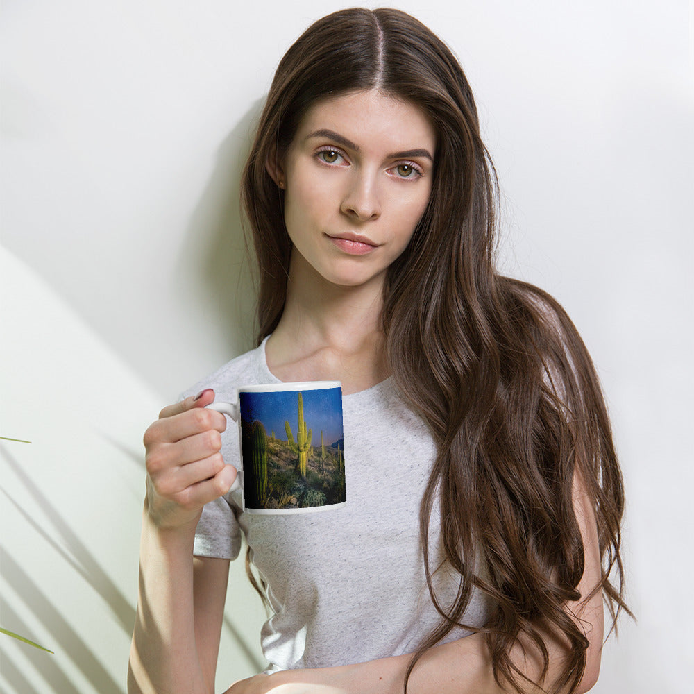 Morning Milkyway by Sean Parker Photography | White glossy mug