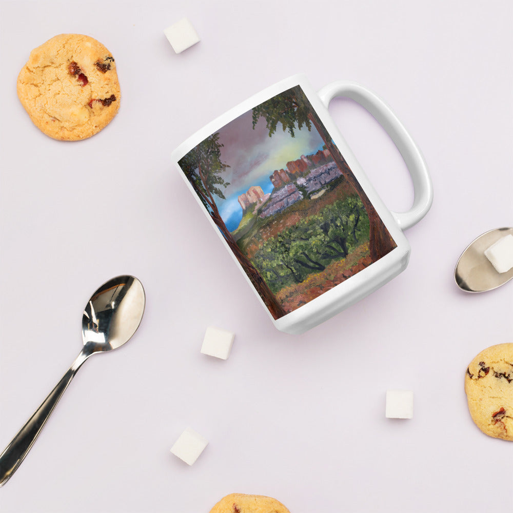 Sedona by Steven Bye | White glossy mug