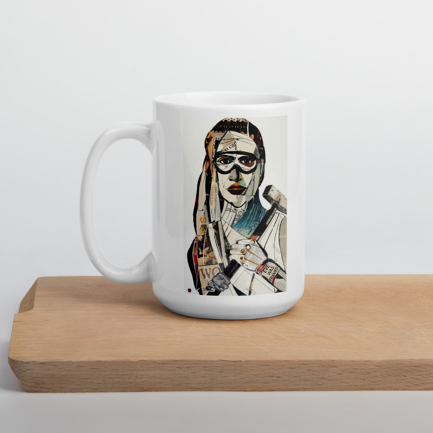 Glass Ceiling by Amy Bumpus | White glossy mug