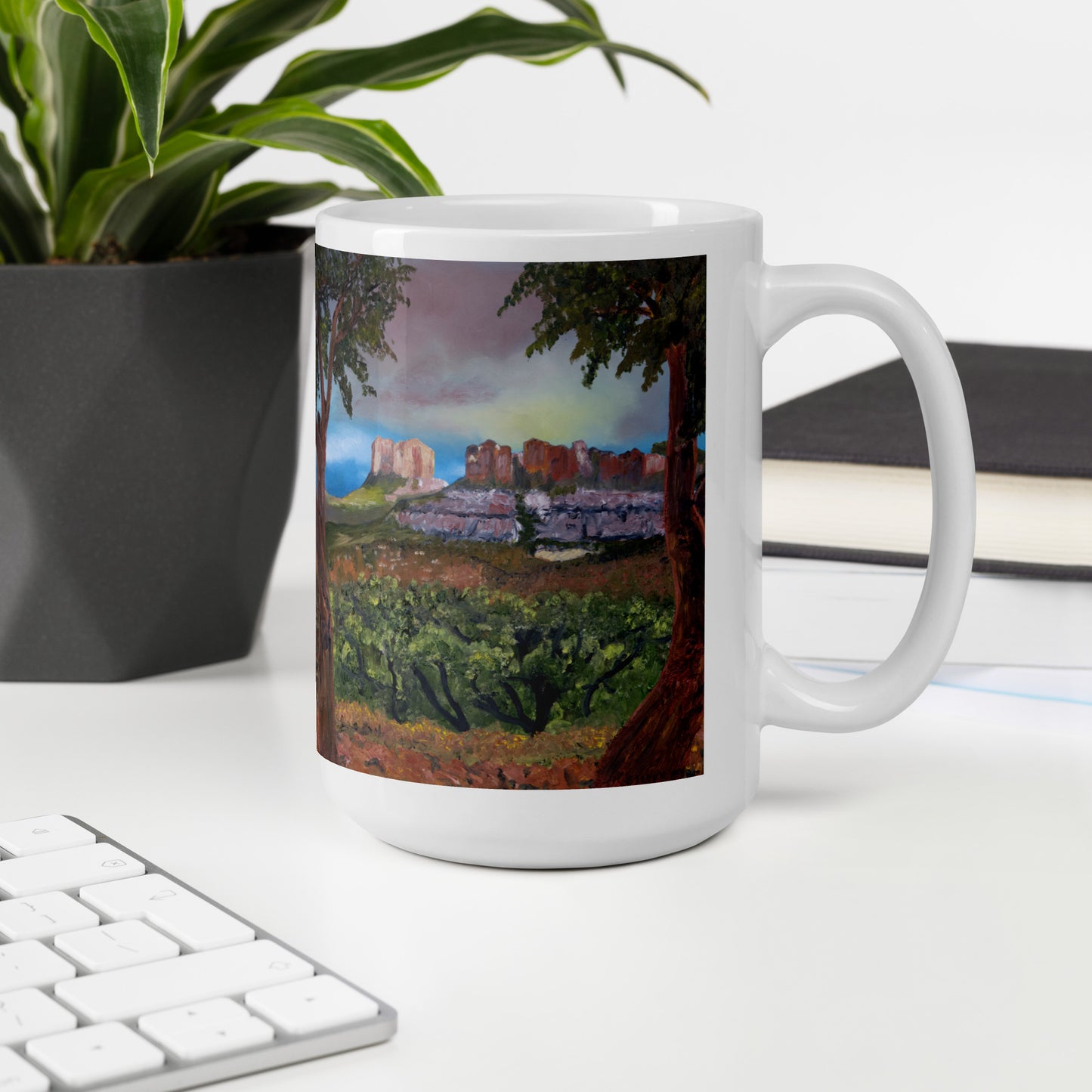 Sedona by Steven Bye | White glossy mug