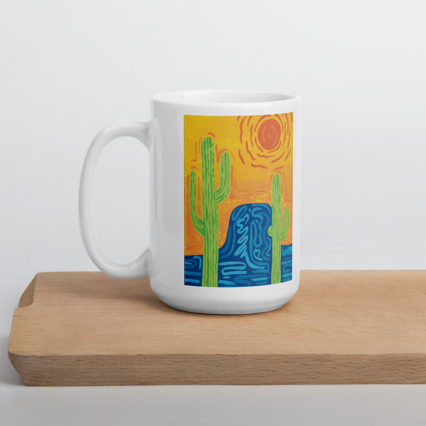 Sedona by Darby Hunter | White glossy mug