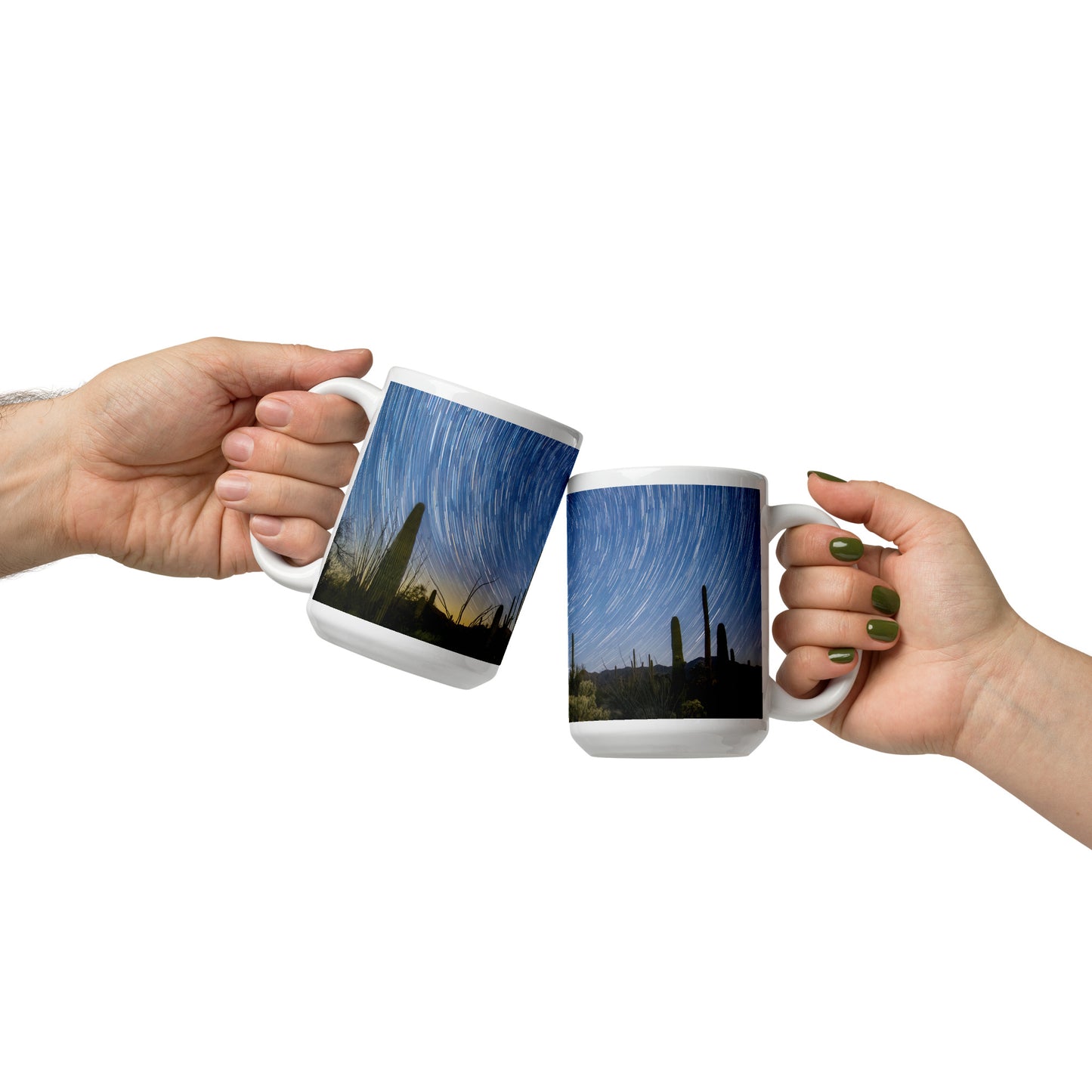 Sonoran Startails by Sean Parker Photography | White glossy mug