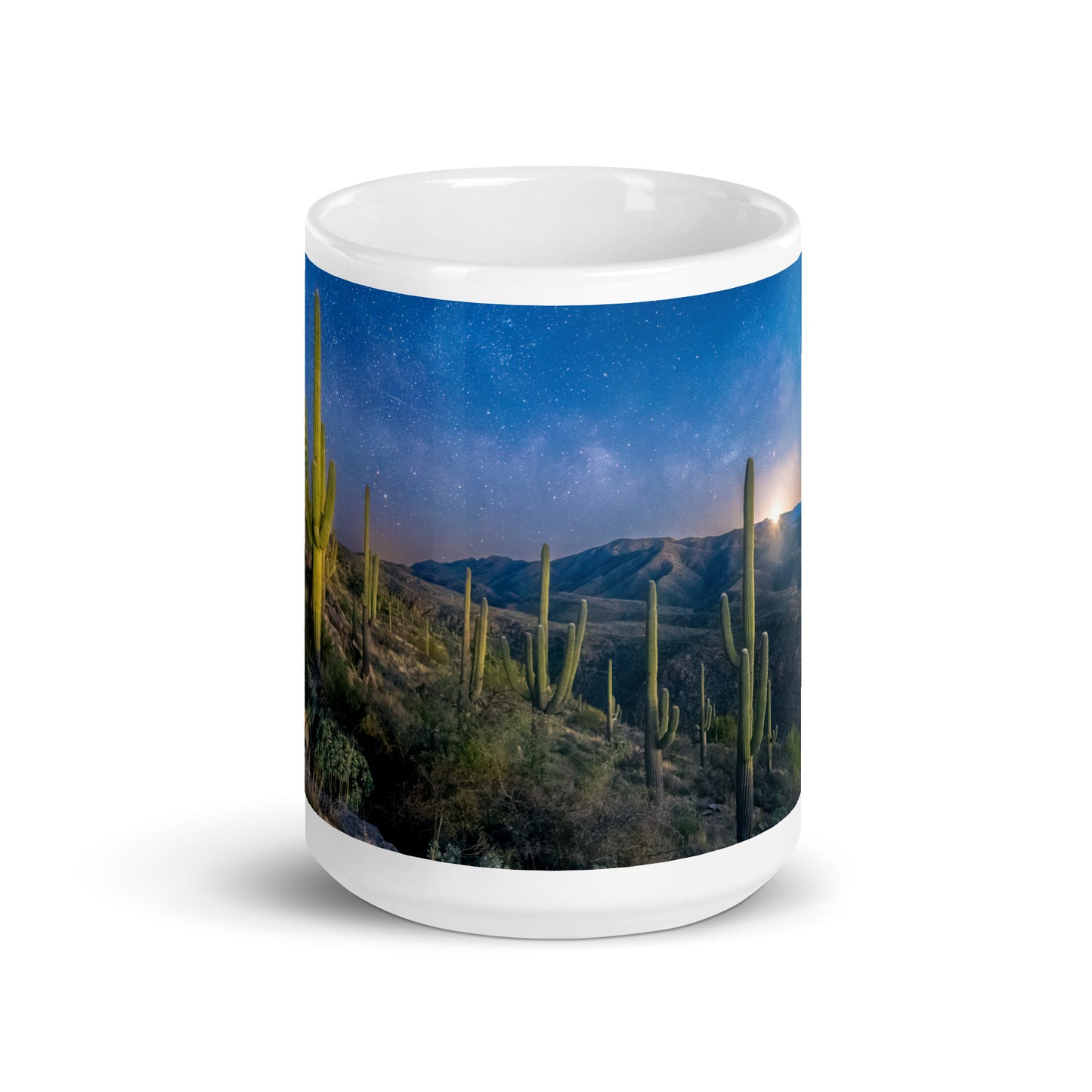 Morning Milkyway by Sean Parker Photography | White glossy mug