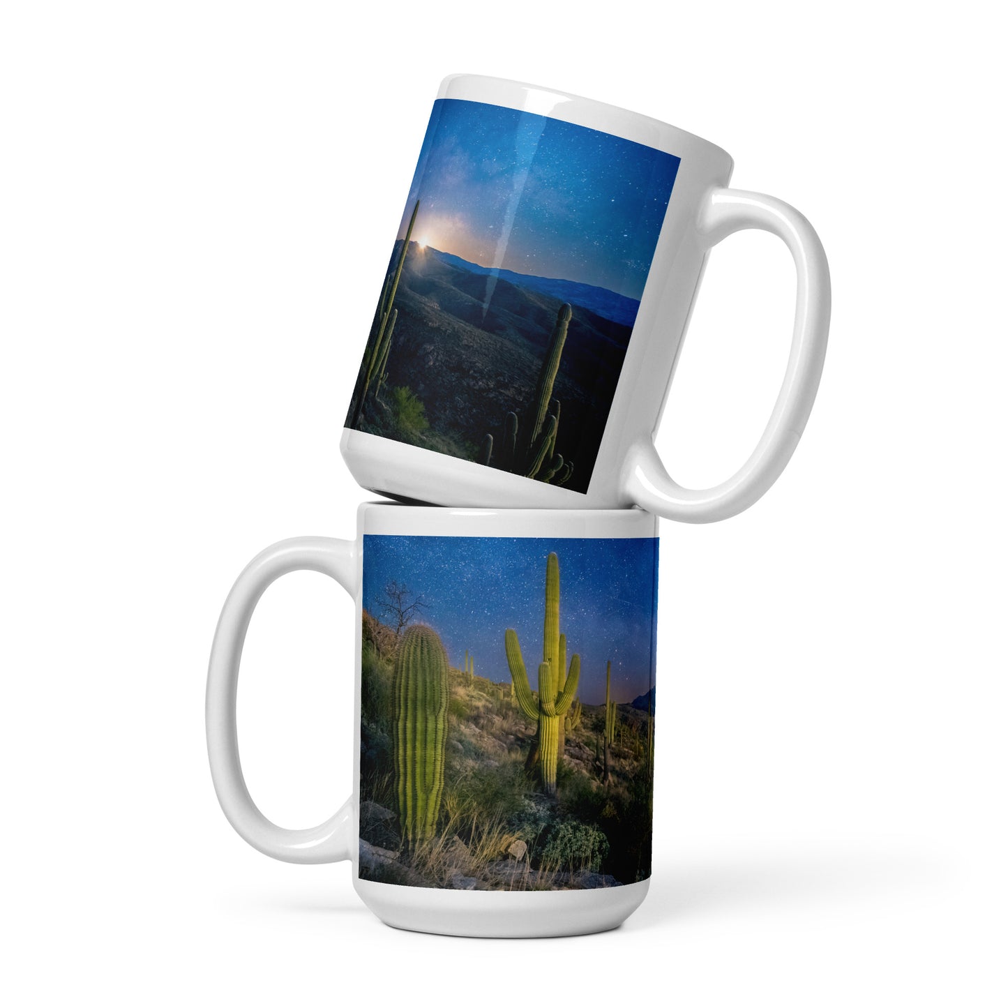 Morning Milkyway by Sean Parker Photography | White glossy mug