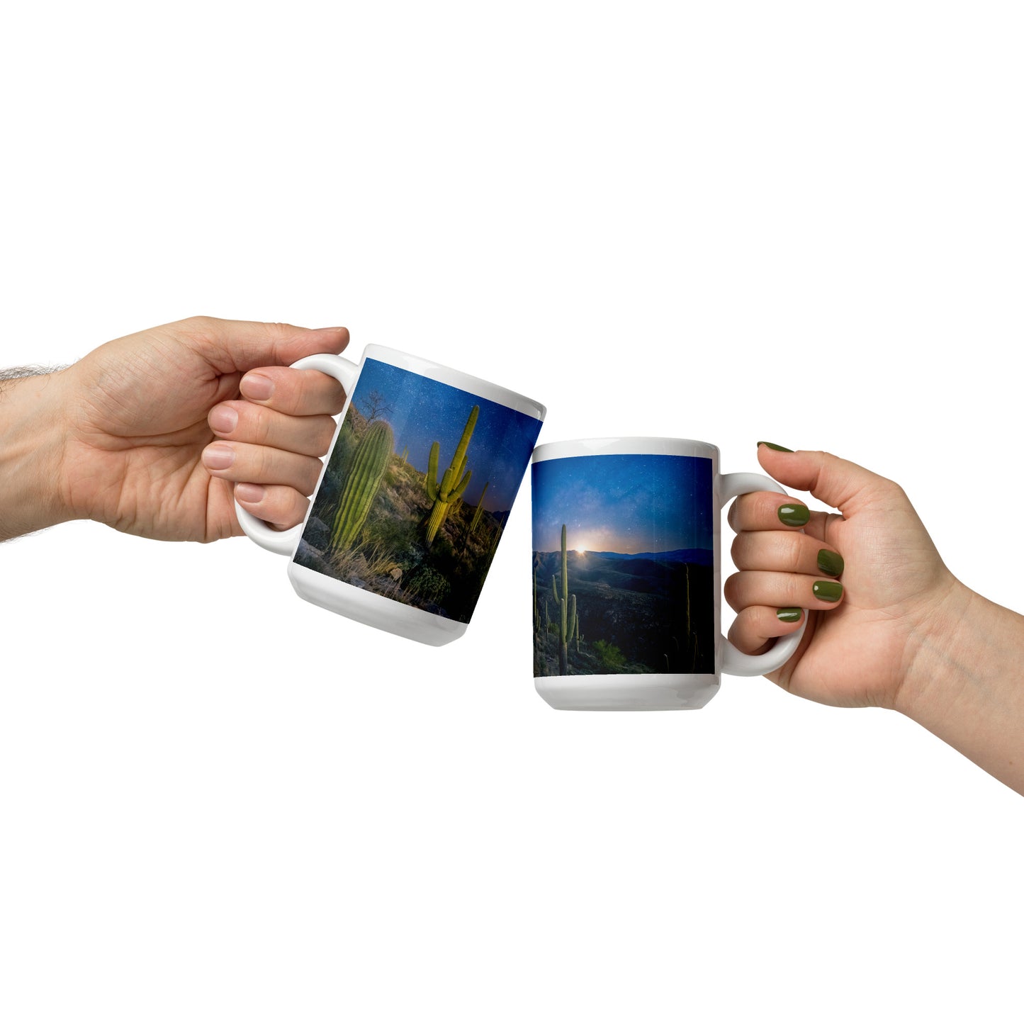 Morning Milkyway by Sean Parker Photography | White glossy mug