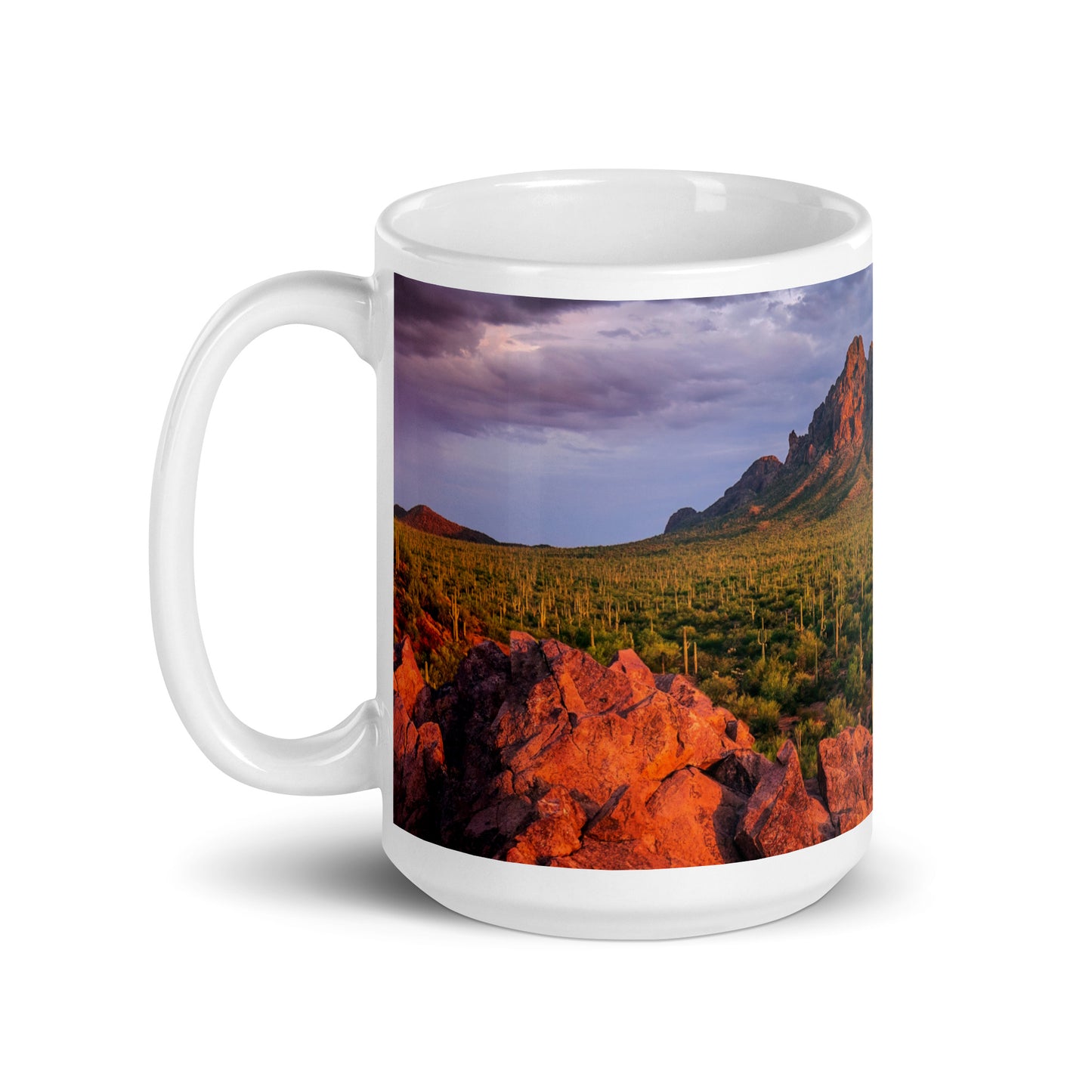 Ironwood National Monument by Sean Parker Photography | White glossy mug