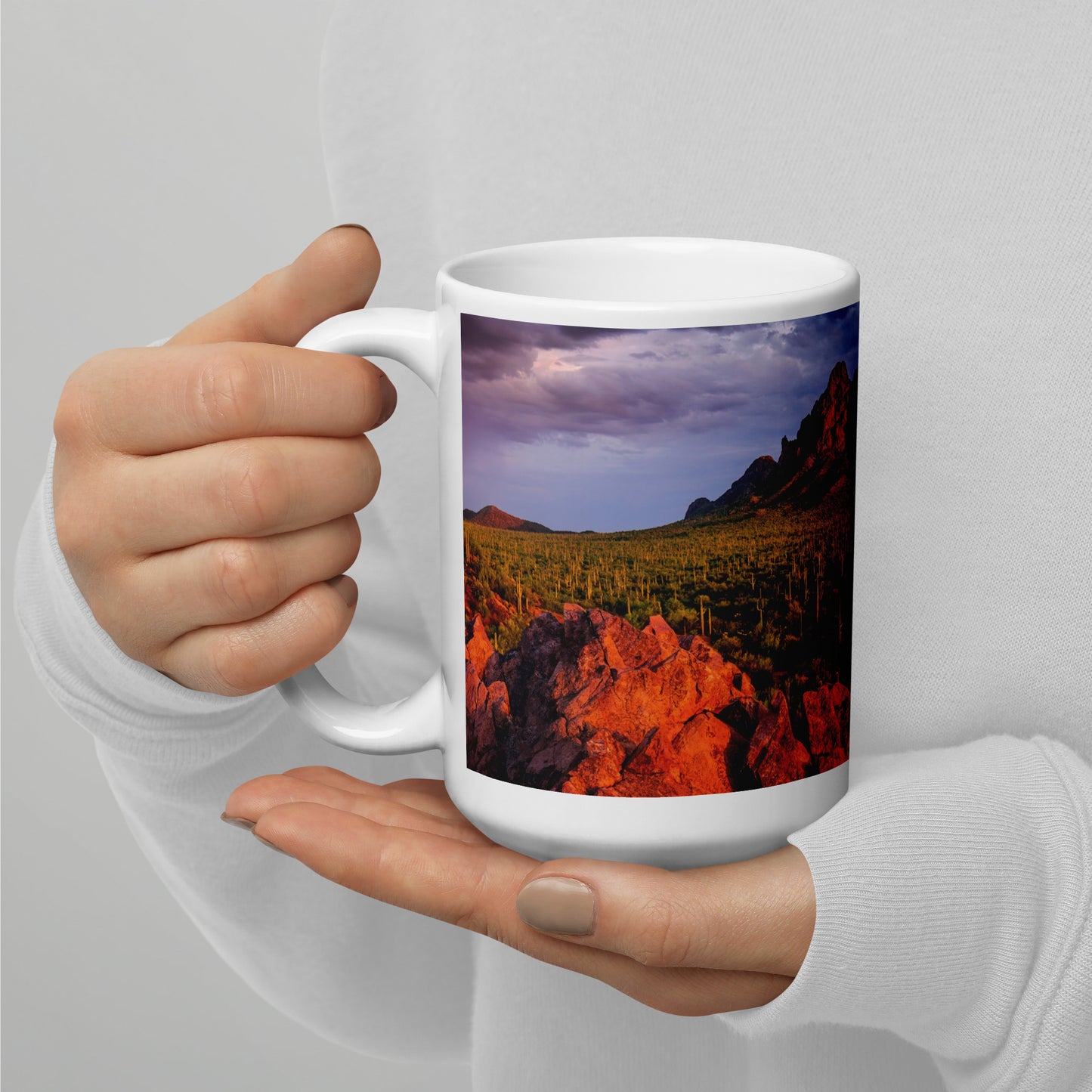 Ironwood National Monument by Sean Parker Photography | White glossy mug