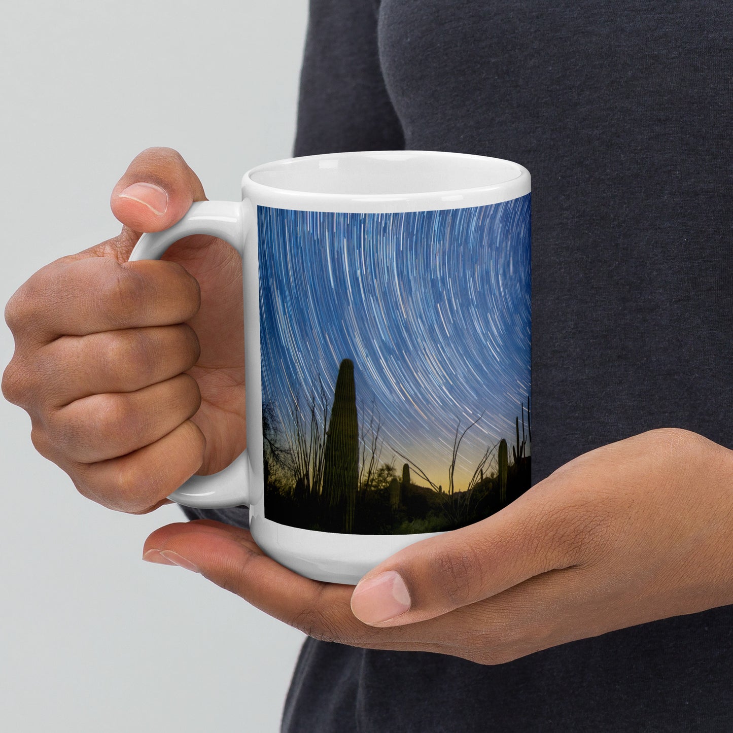 Sonoran Startails by Sean Parker Photography | White glossy mug