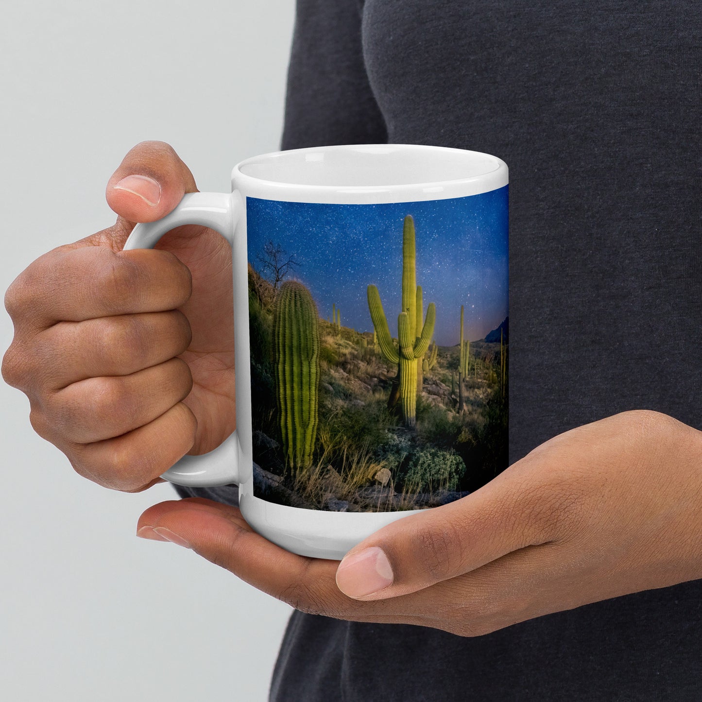 Morning Milkyway by Sean Parker Photography | White glossy mug