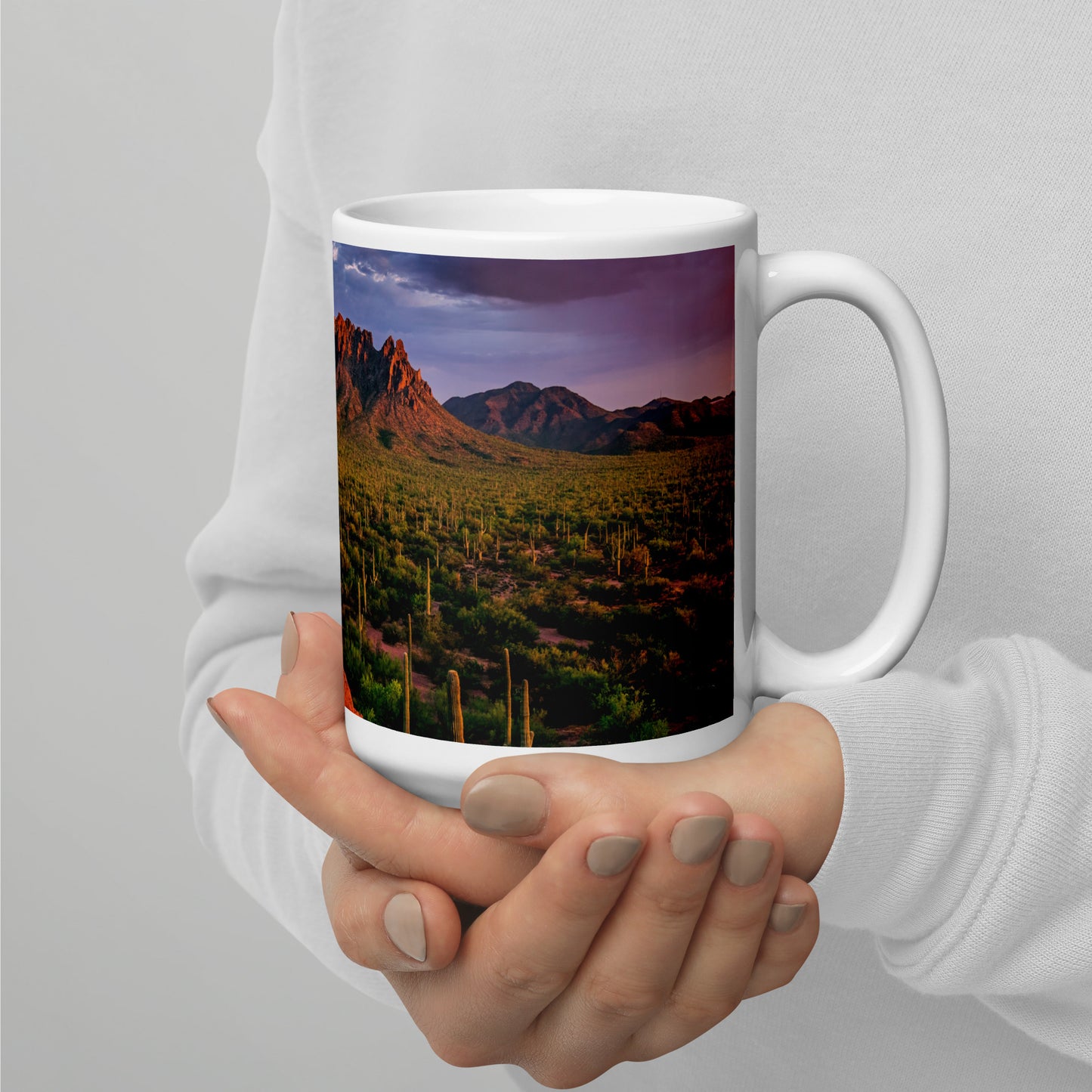 Ironwood National Monument by Sean Parker Photography | White glossy mug