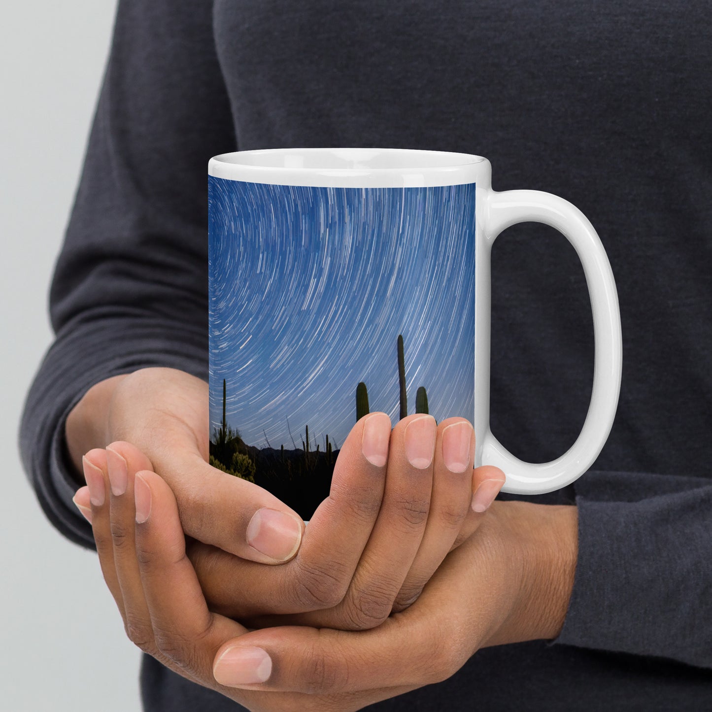 Sonoran Startails by Sean Parker Photography | White glossy mug